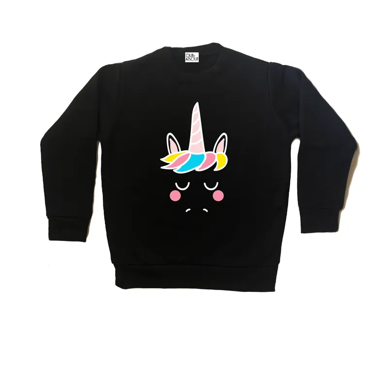 Unicorn head sweatshirt