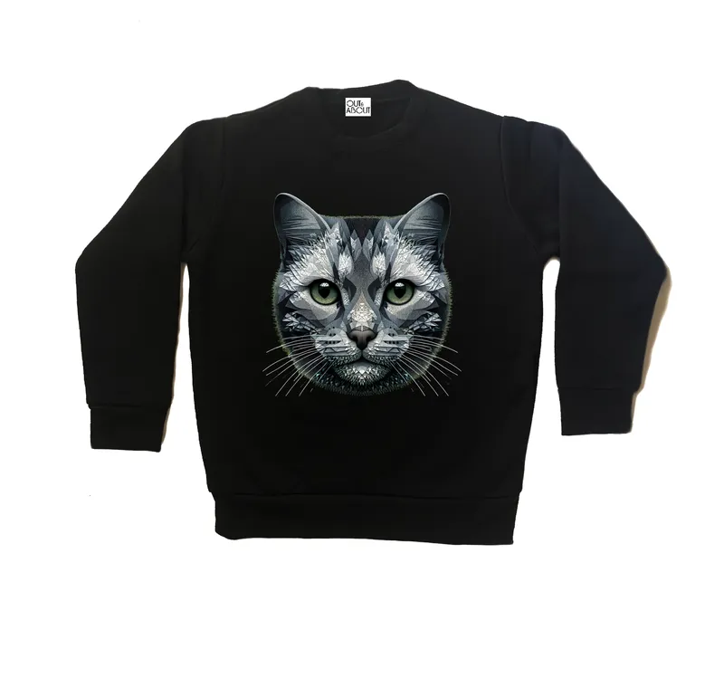 Sweatshirt Triangulated cat 1