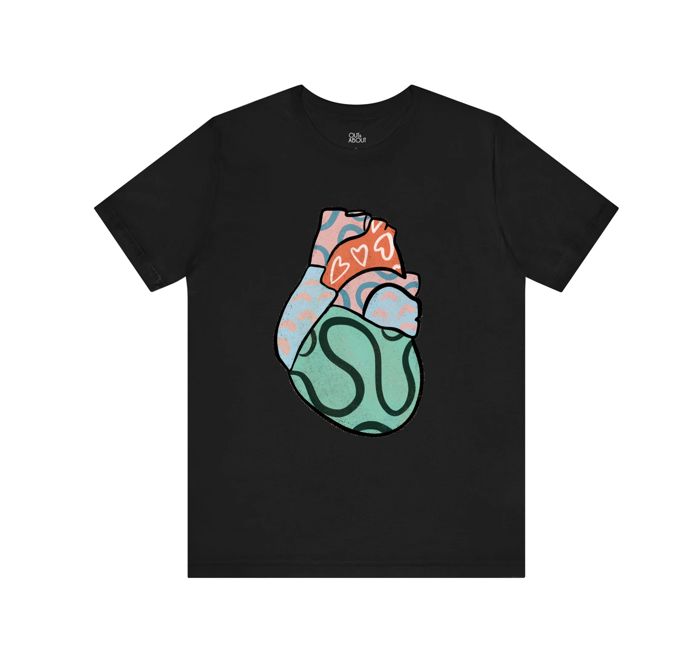 בייסיק טי grafitti heart