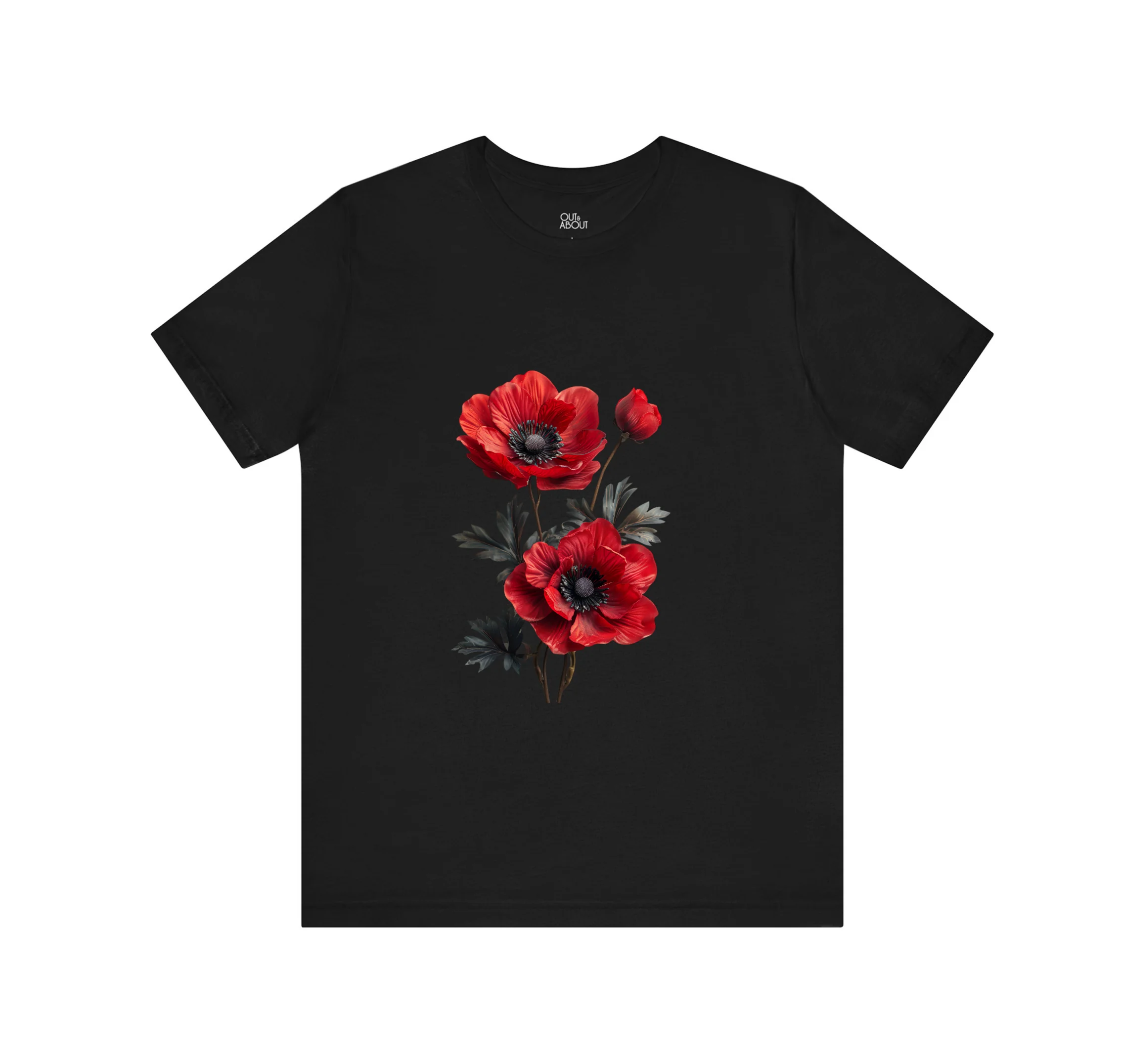 חולצה כלניות אדומות חולצה כלניות אדומות