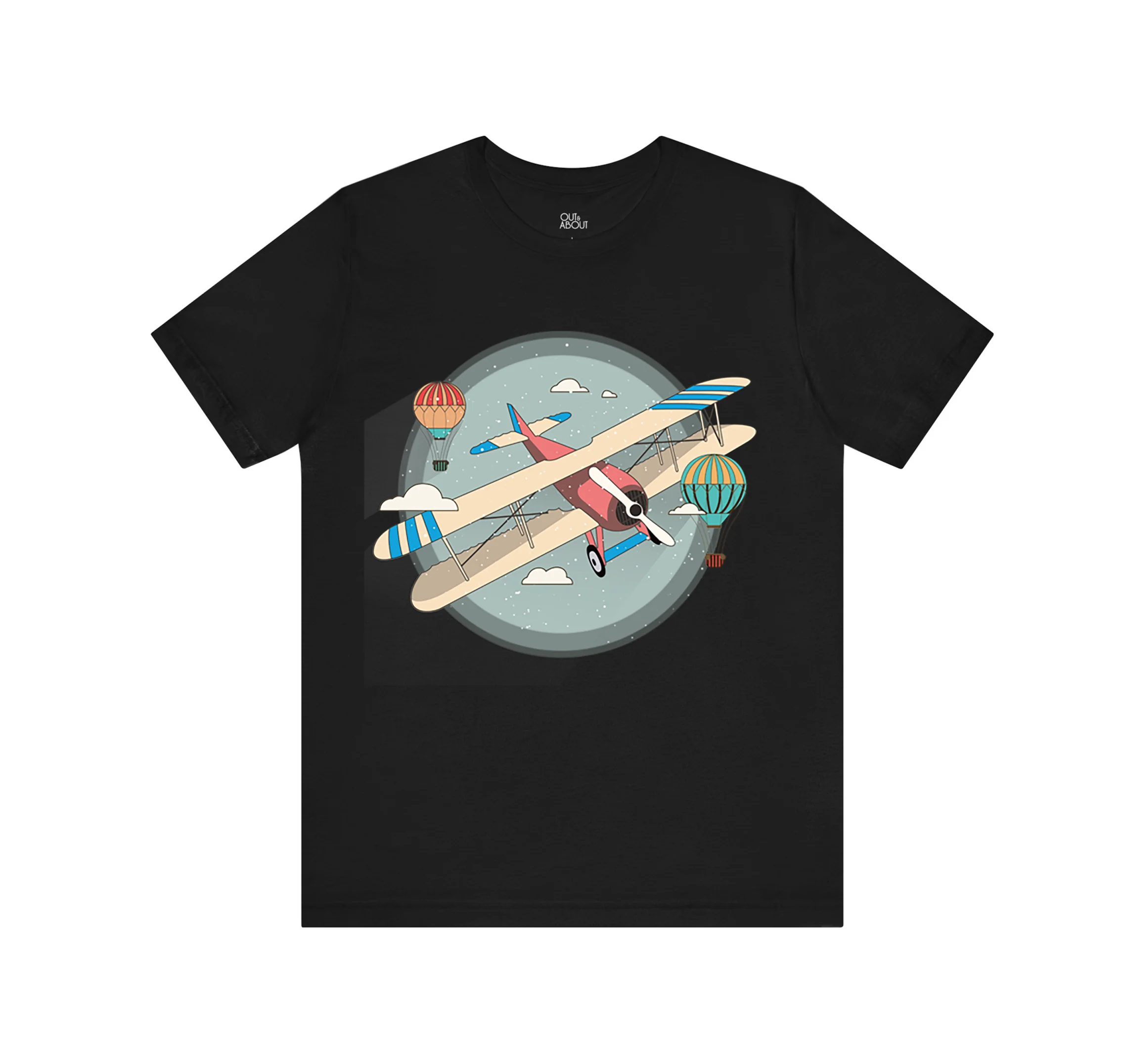 חולצה מטוס בשמיים