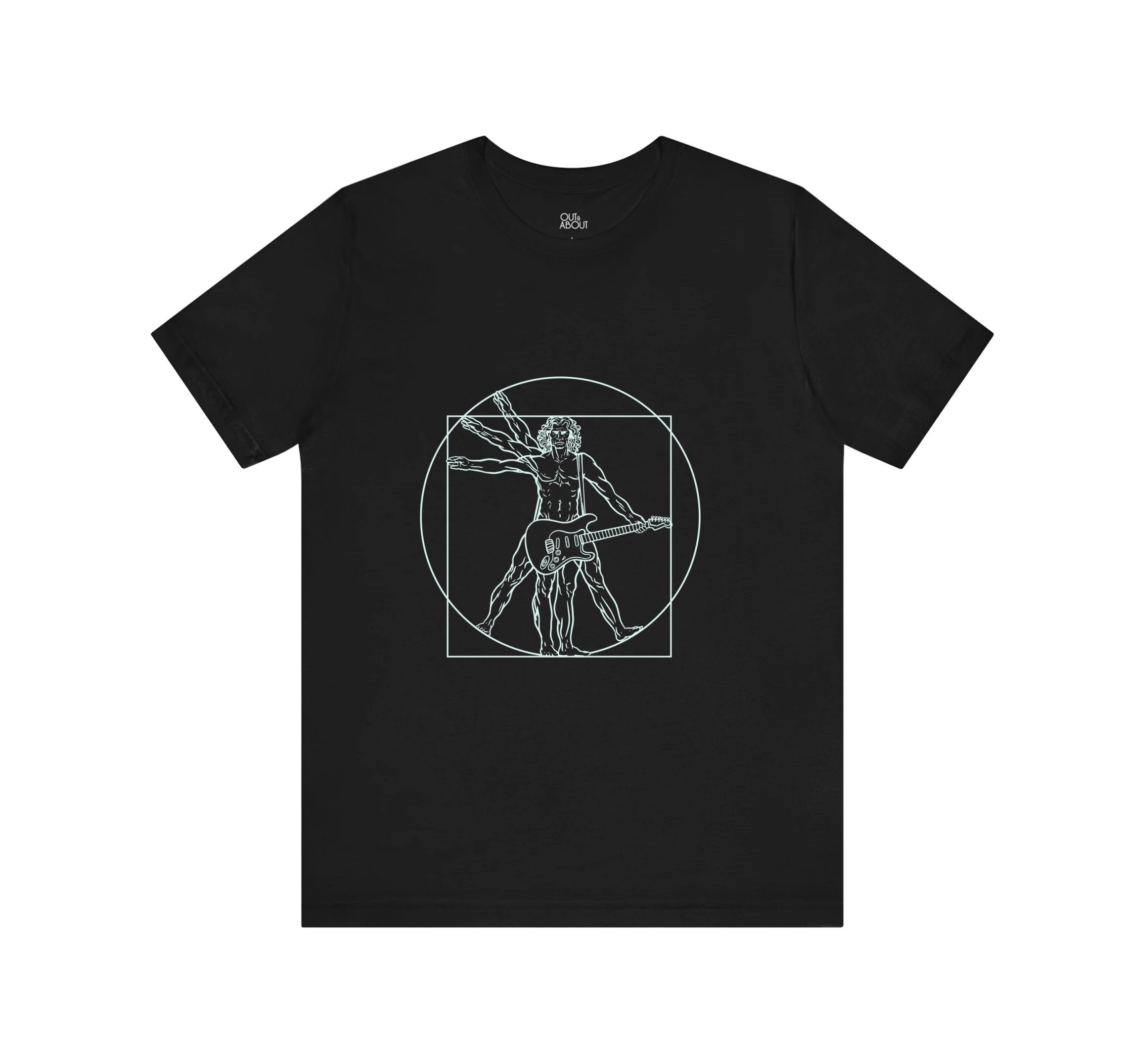 בייסיק טי גיטארה דה וינצי – 4XL, שחור