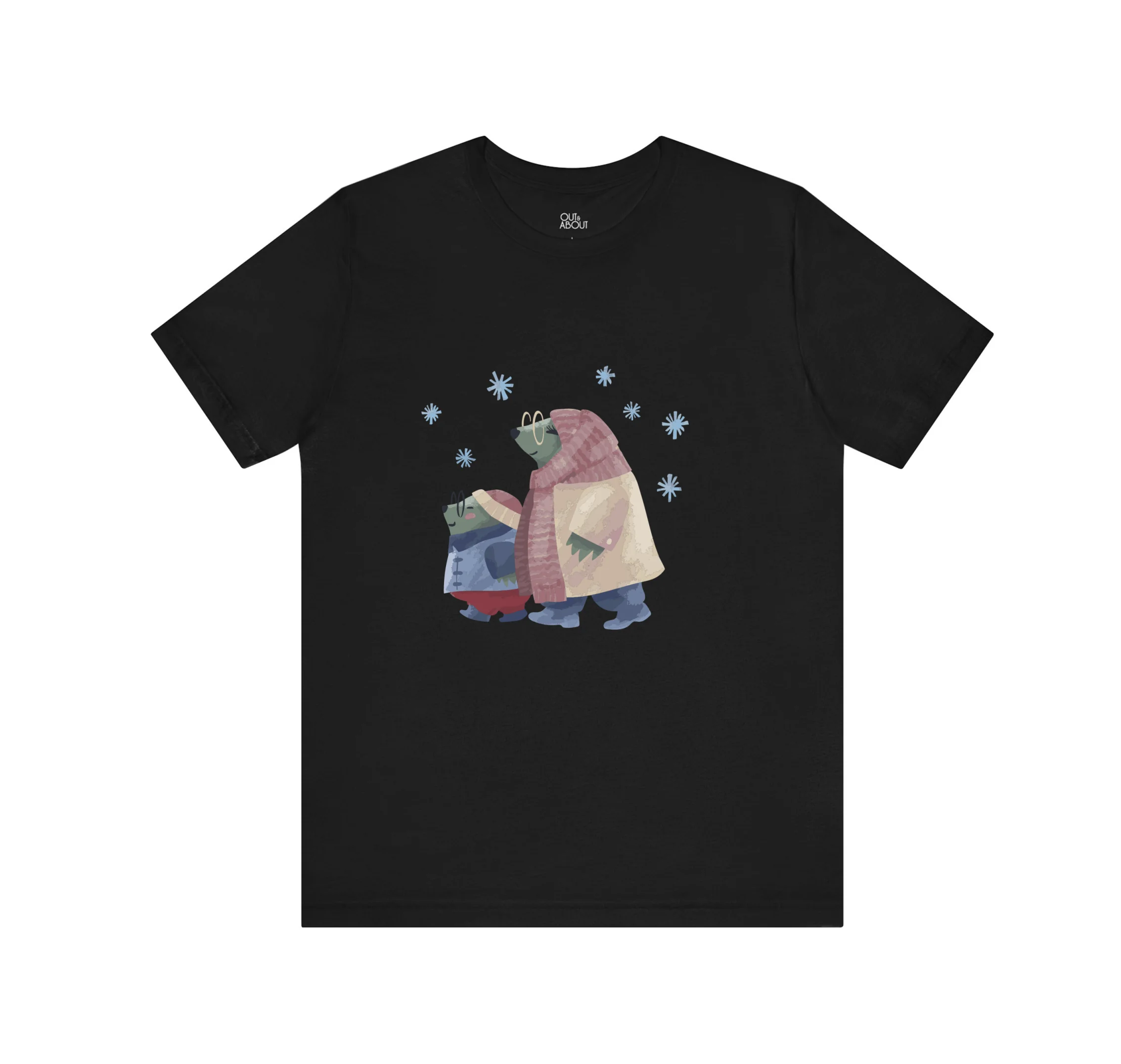 חולצה עכברים עם משקפיים