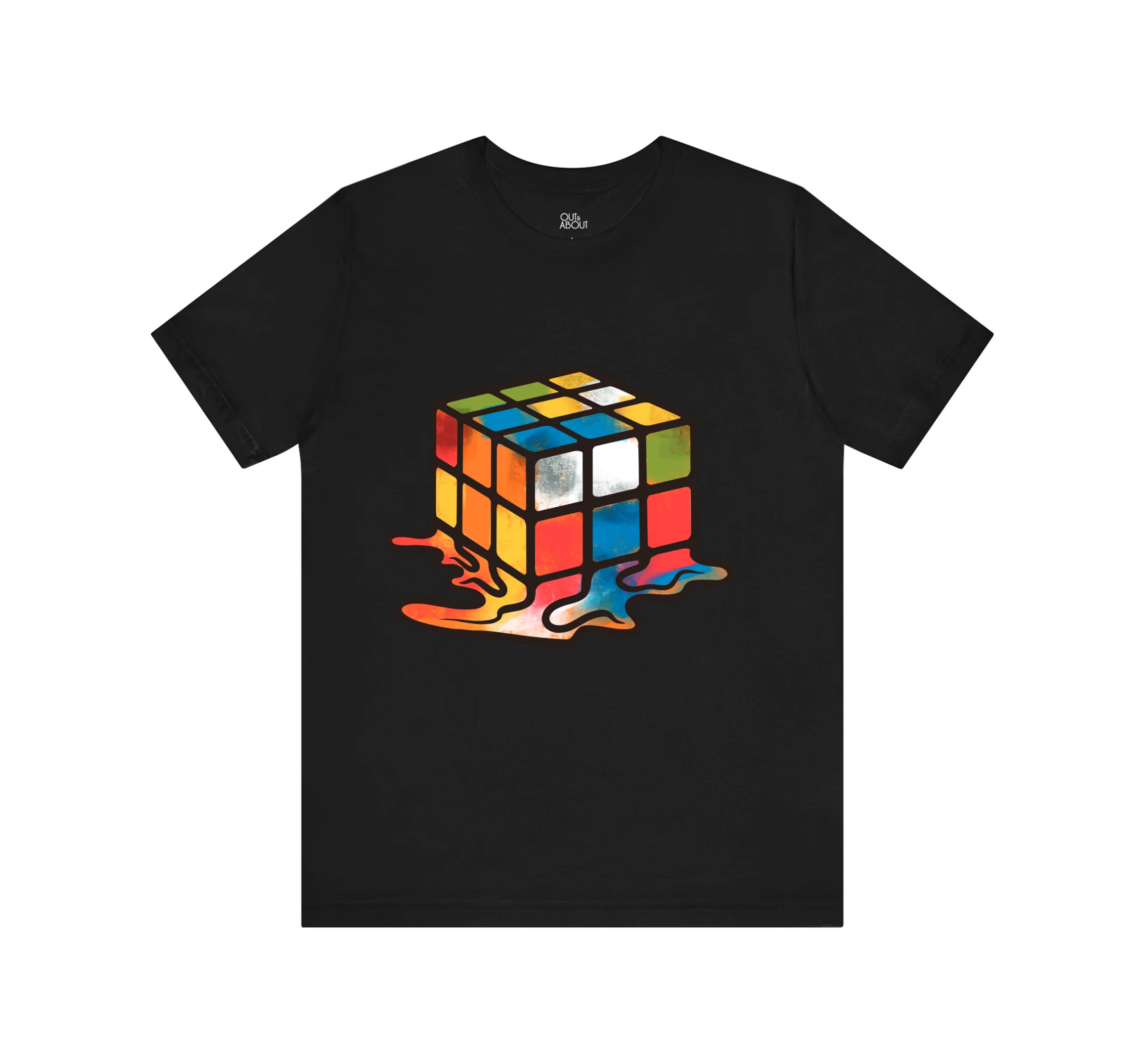 חולצה melted rubik cube חולצה melted rubik cube