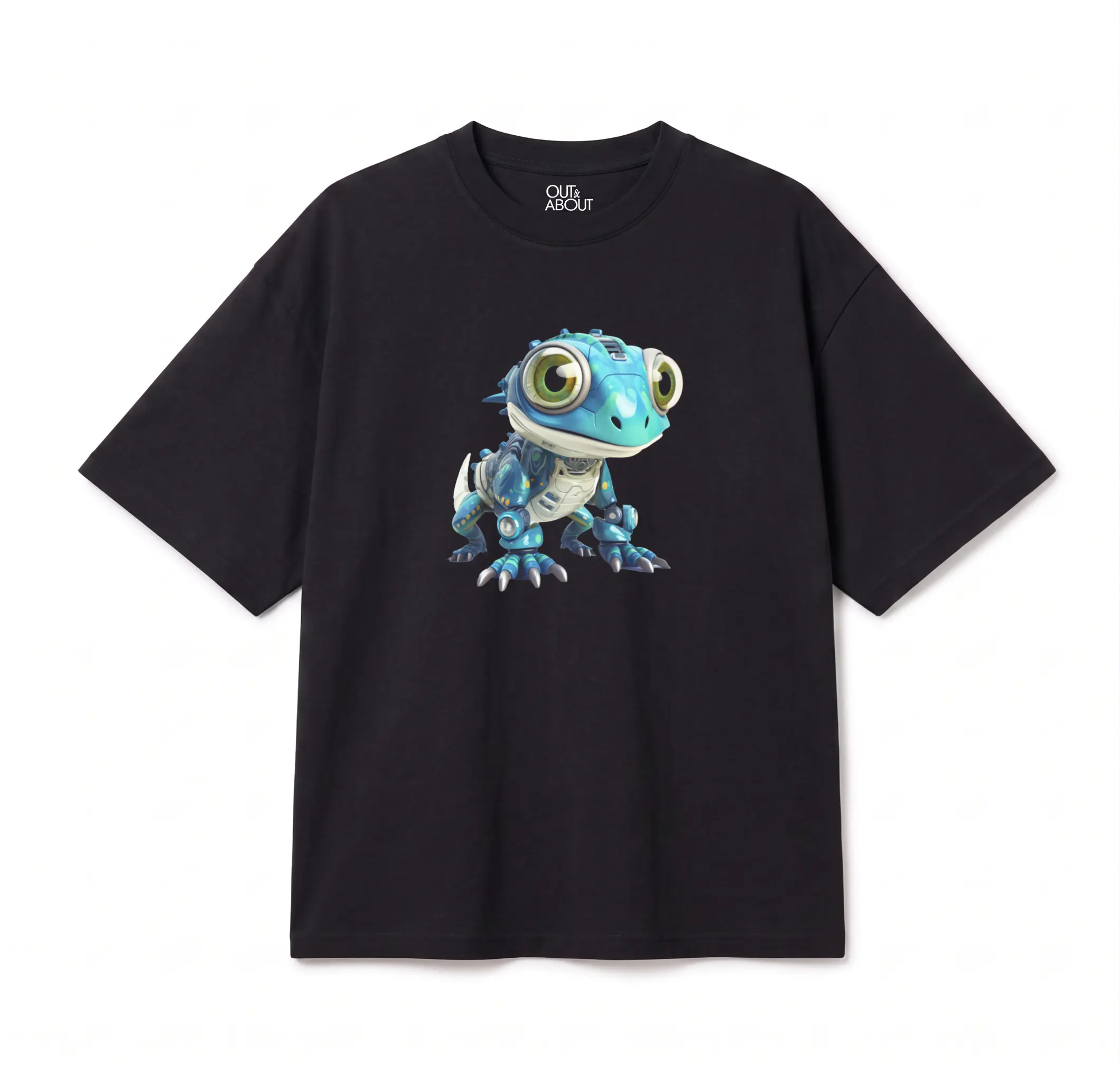 חולצת אוברסייז lizard robot חולצת אוברסייז lizard robot