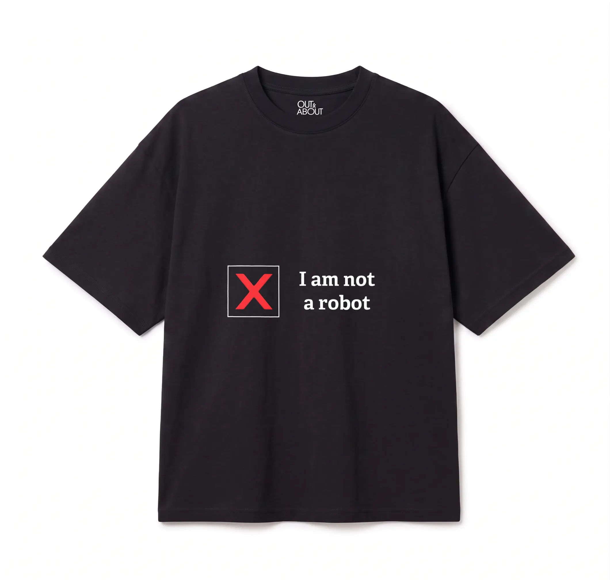 חולצת אוברסייז I am a robot חולצת אוברסייז I am a robot