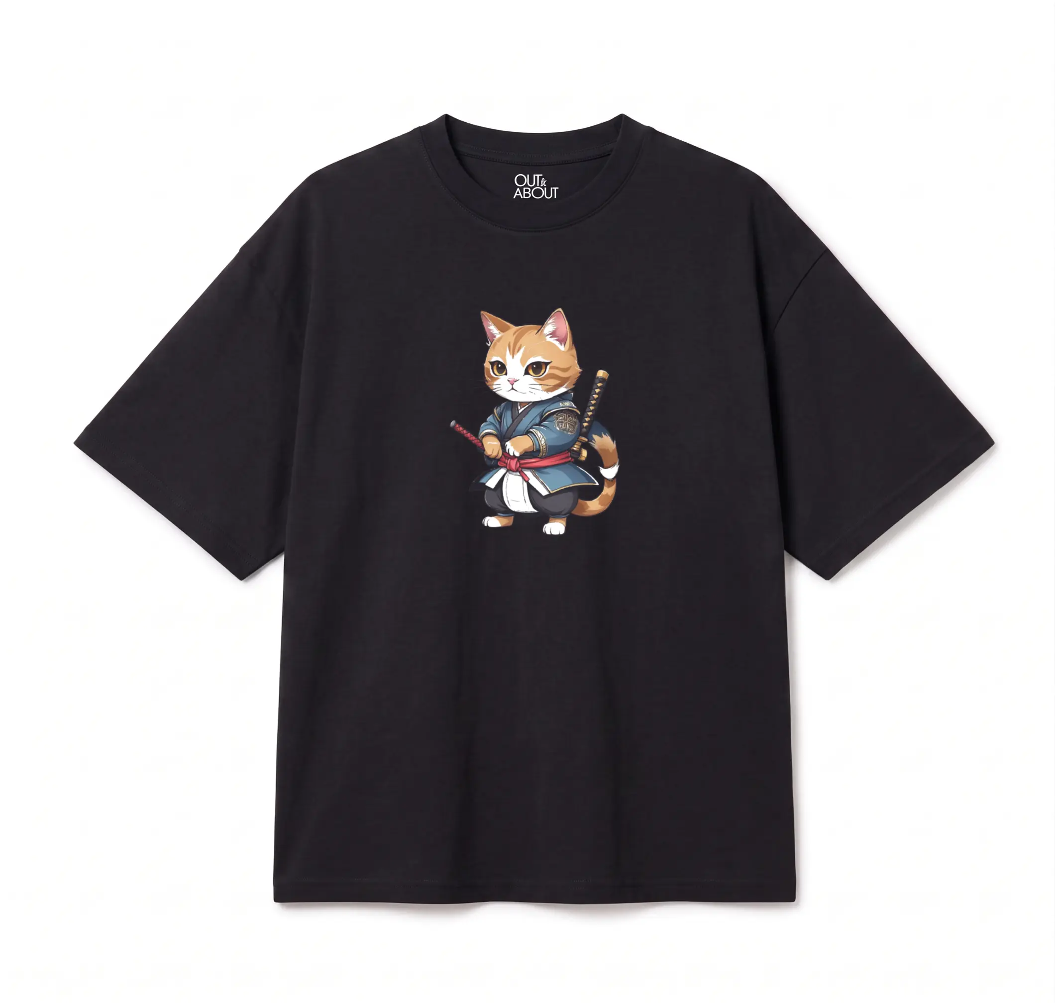 חולצת אוברסייז ninja cat חולצת אוברסייז ninja cat