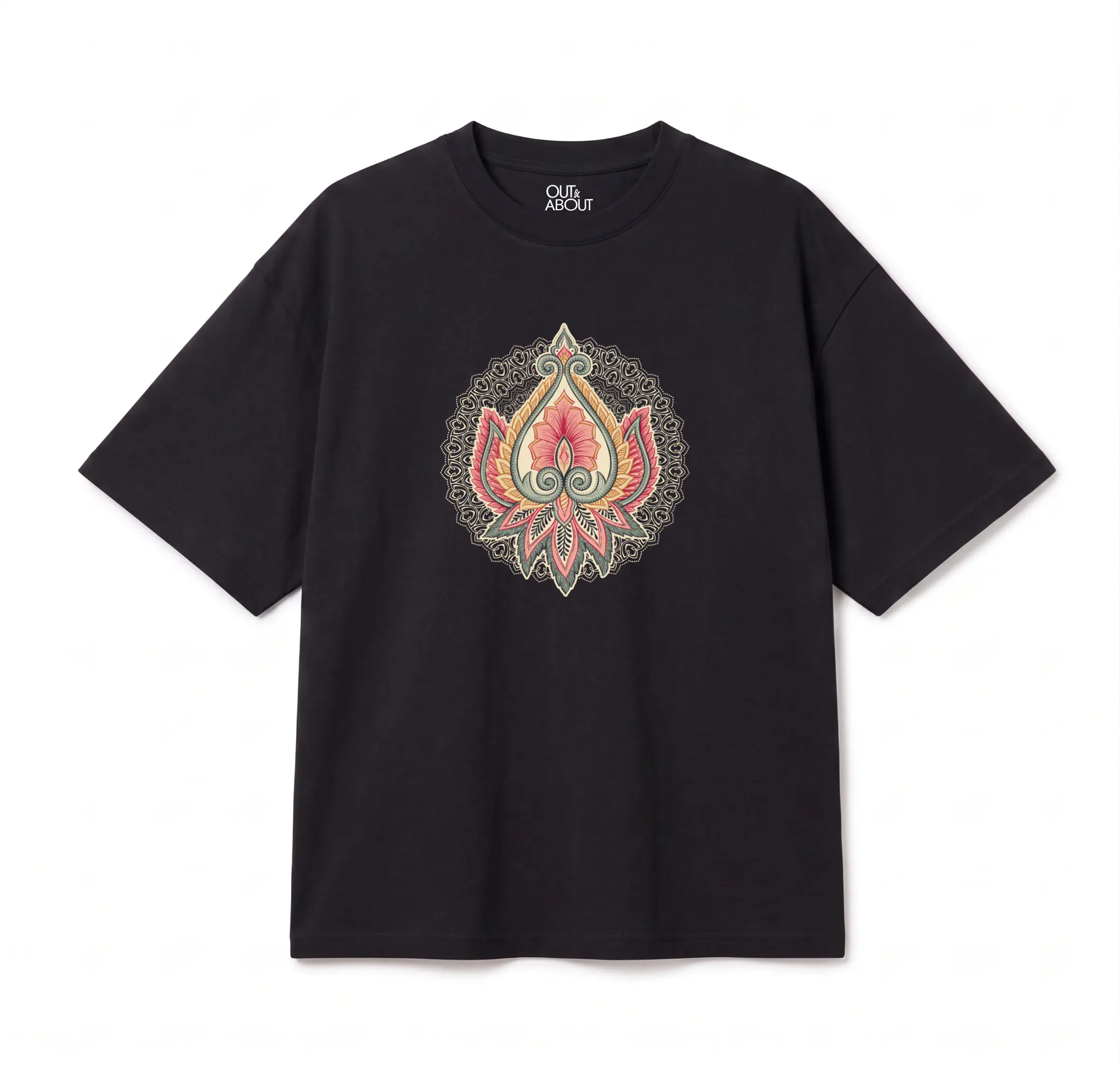 חולצת אוברסייז Ethnic Floral חולצת אוברסייז Ethnic Floral