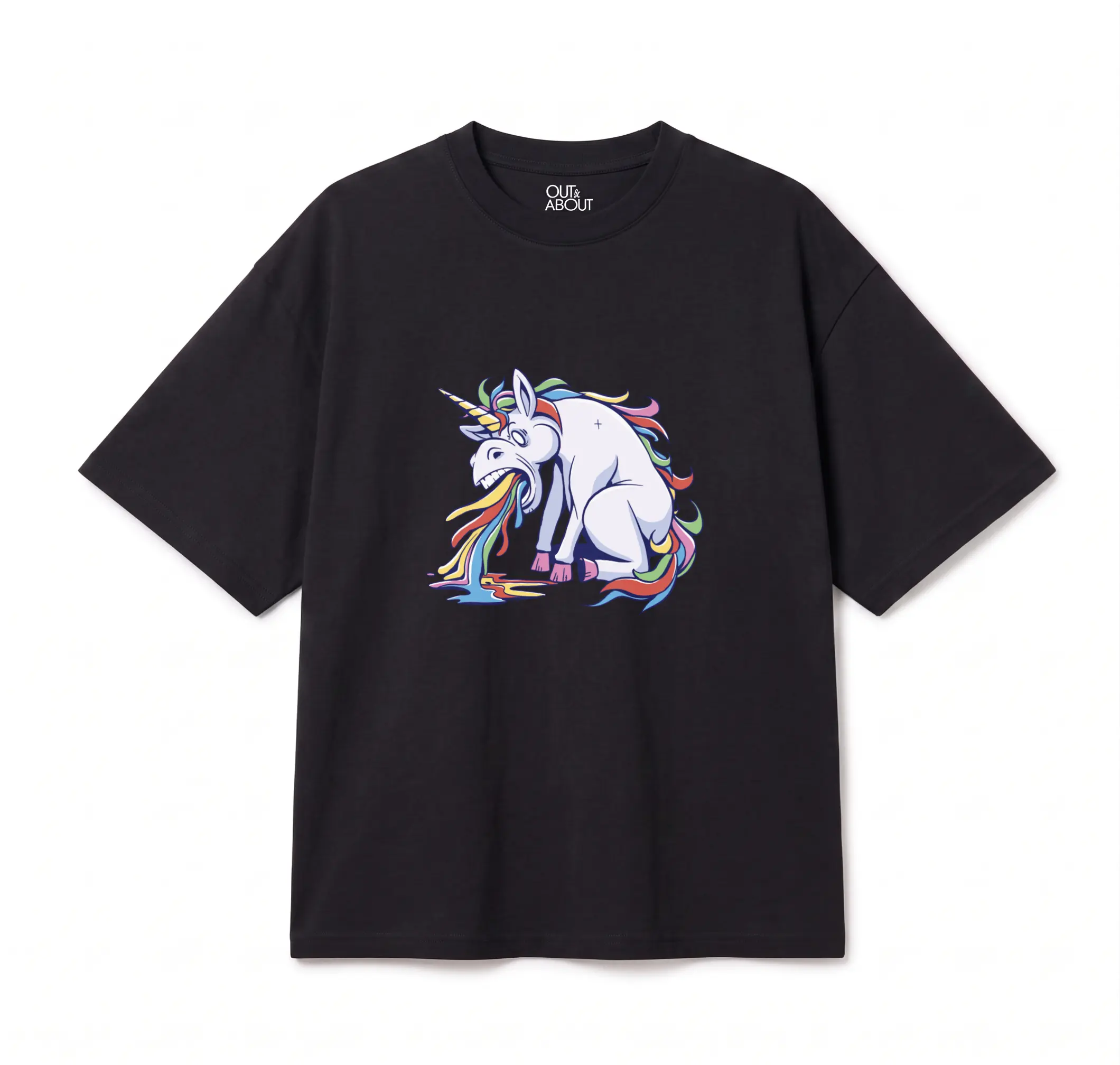 חולצת אוברסייז unicorn-puke חולצת אוברסייז unicorn-puke