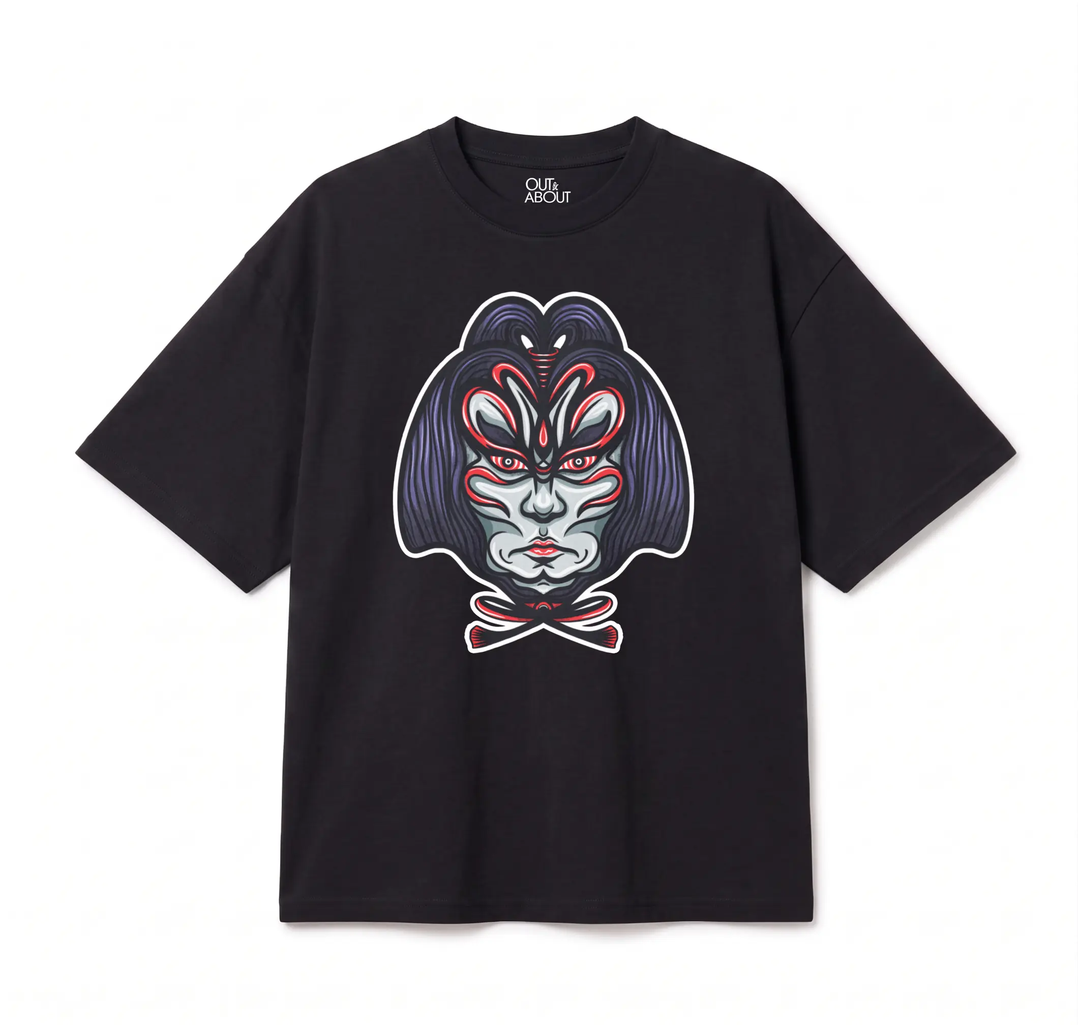 חולצת אוברסייז kabuki mask חולצת אוברסייז kabuki mask