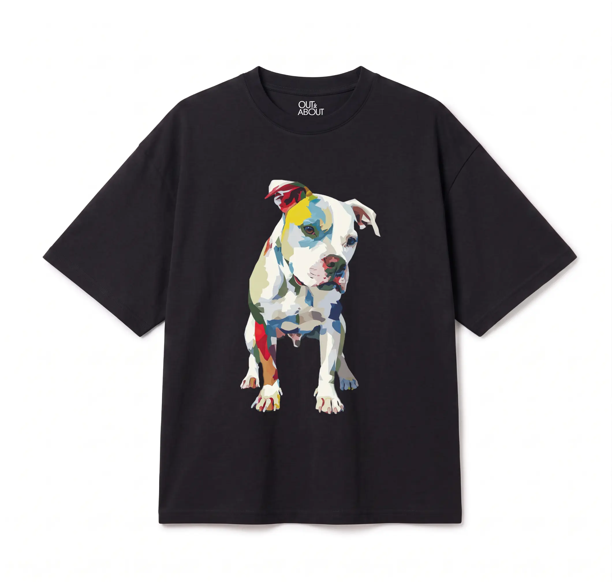 חולצת אוברסייז Triangulated dog 5 חולצת אוברסייז Triangulated dog 5