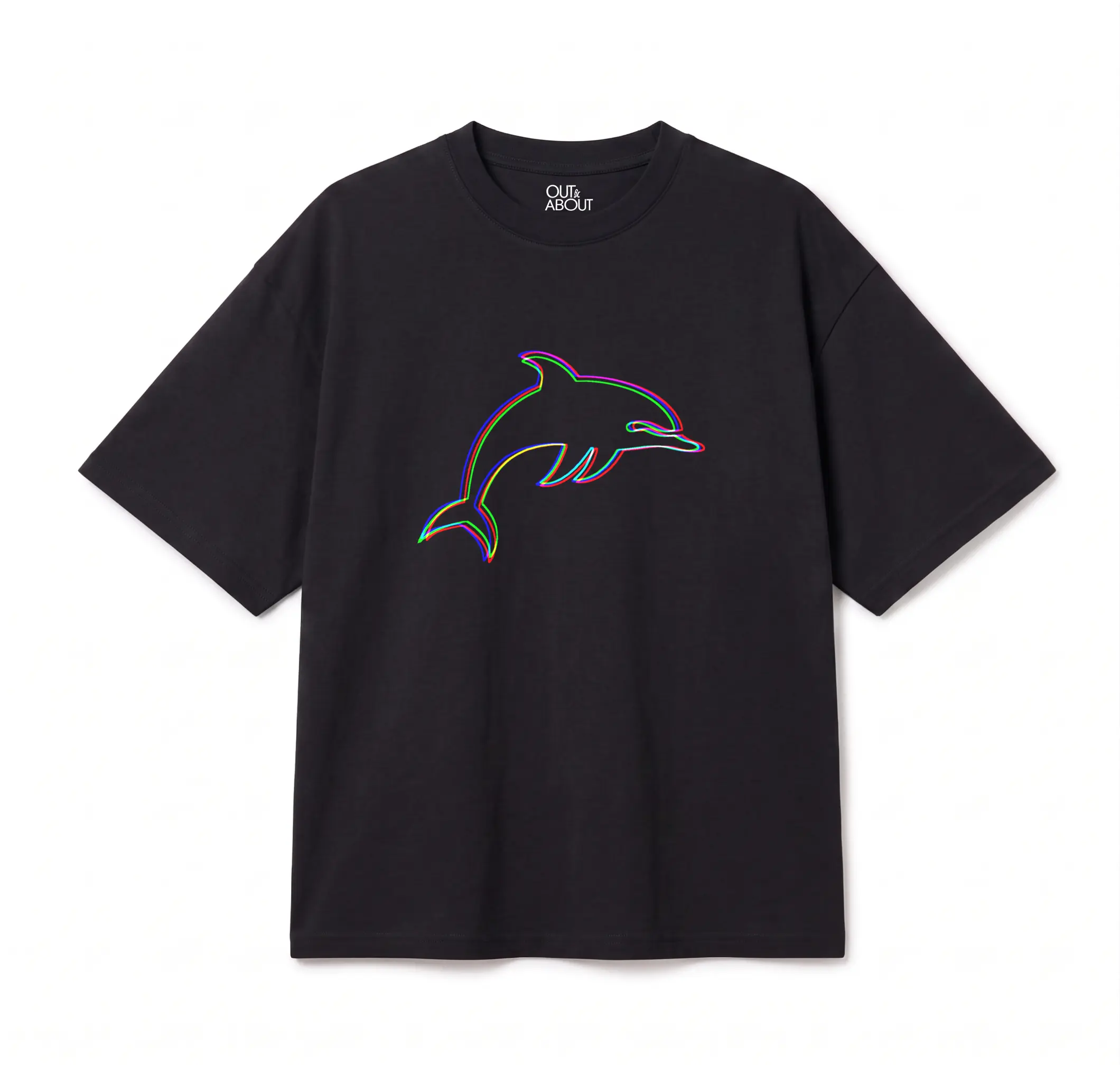 חולצת אוברסייז dolphine glow חולצת אוברסייז dolphine glow