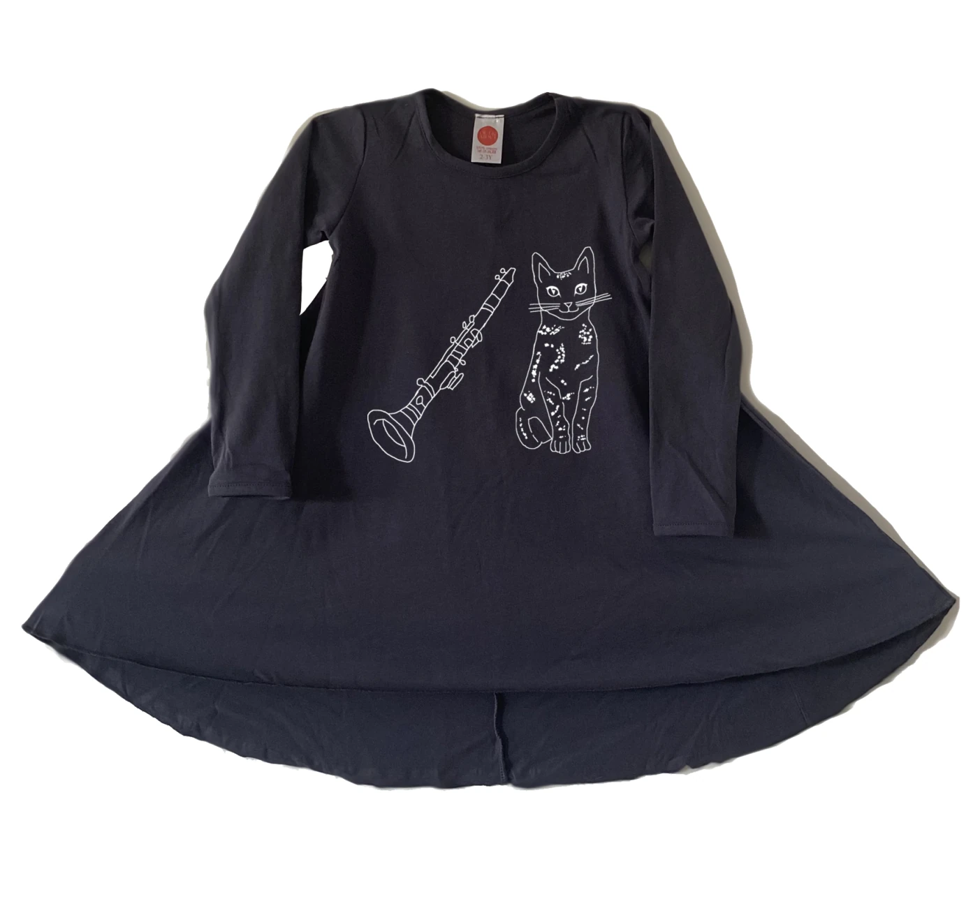 שמלה חתול וקלרינט שמלה חתול וקלרינט