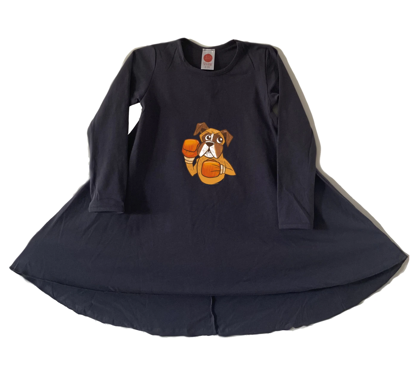 שמלה כלב מתאגרף שמלה כלב מתאגרף