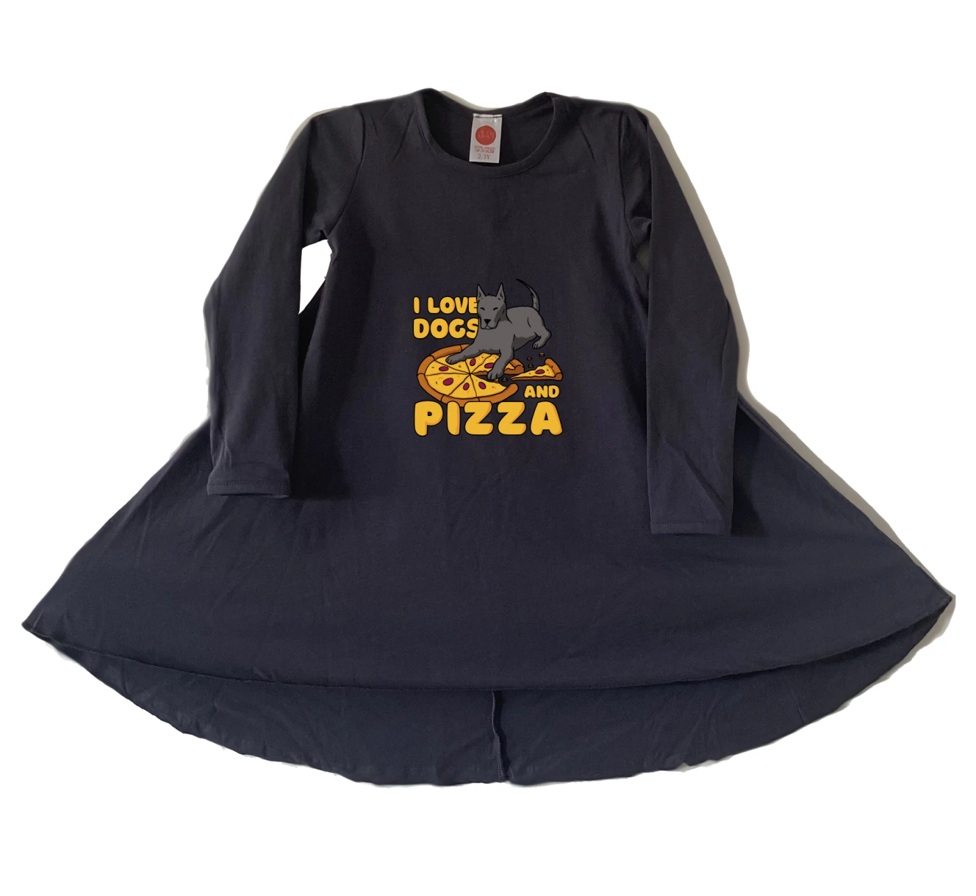 שמלה כלב ופיצה שמלה כלב ופיצה