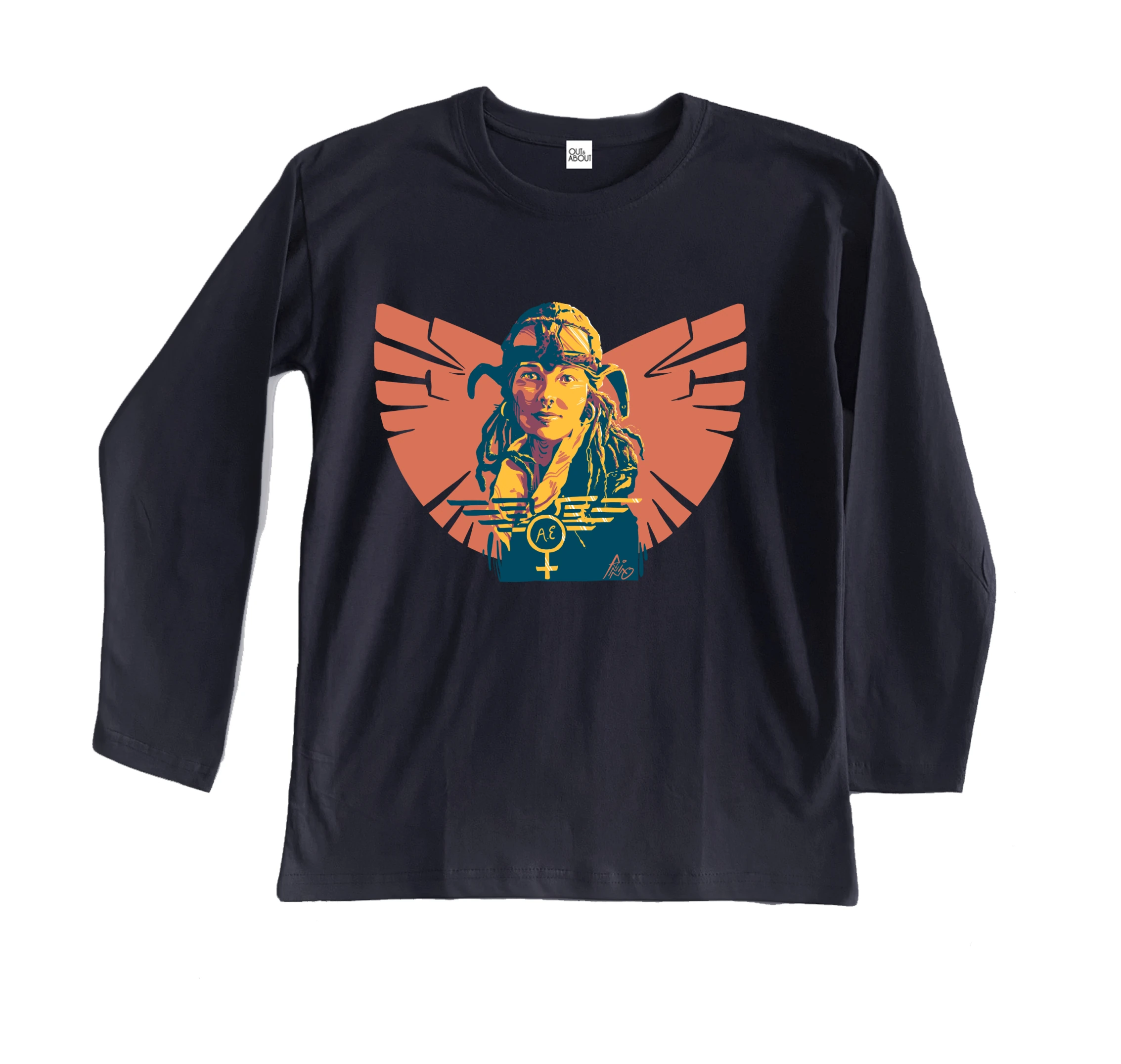 חולצה ארוכה Sistah Amelia Earhart חולצה ארוכה Sistah Amelia Earhart