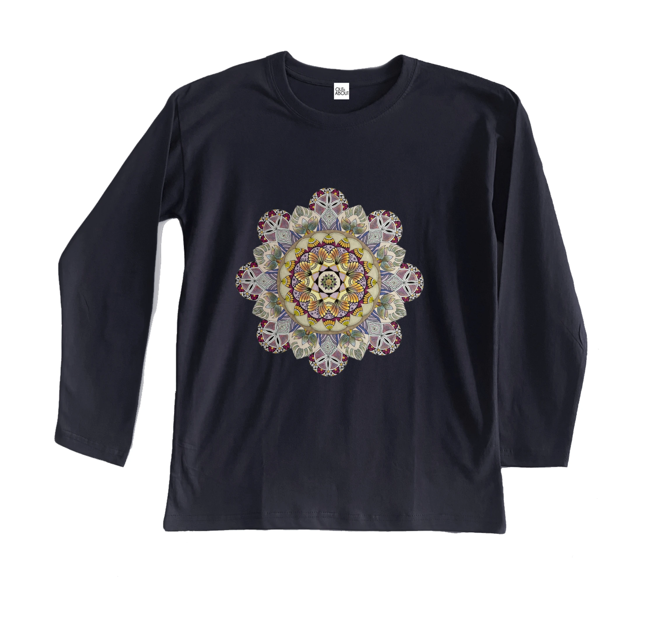 חולצה ארוכה מנדלת סנטר חולצה ארוכה מנדלת סנטר