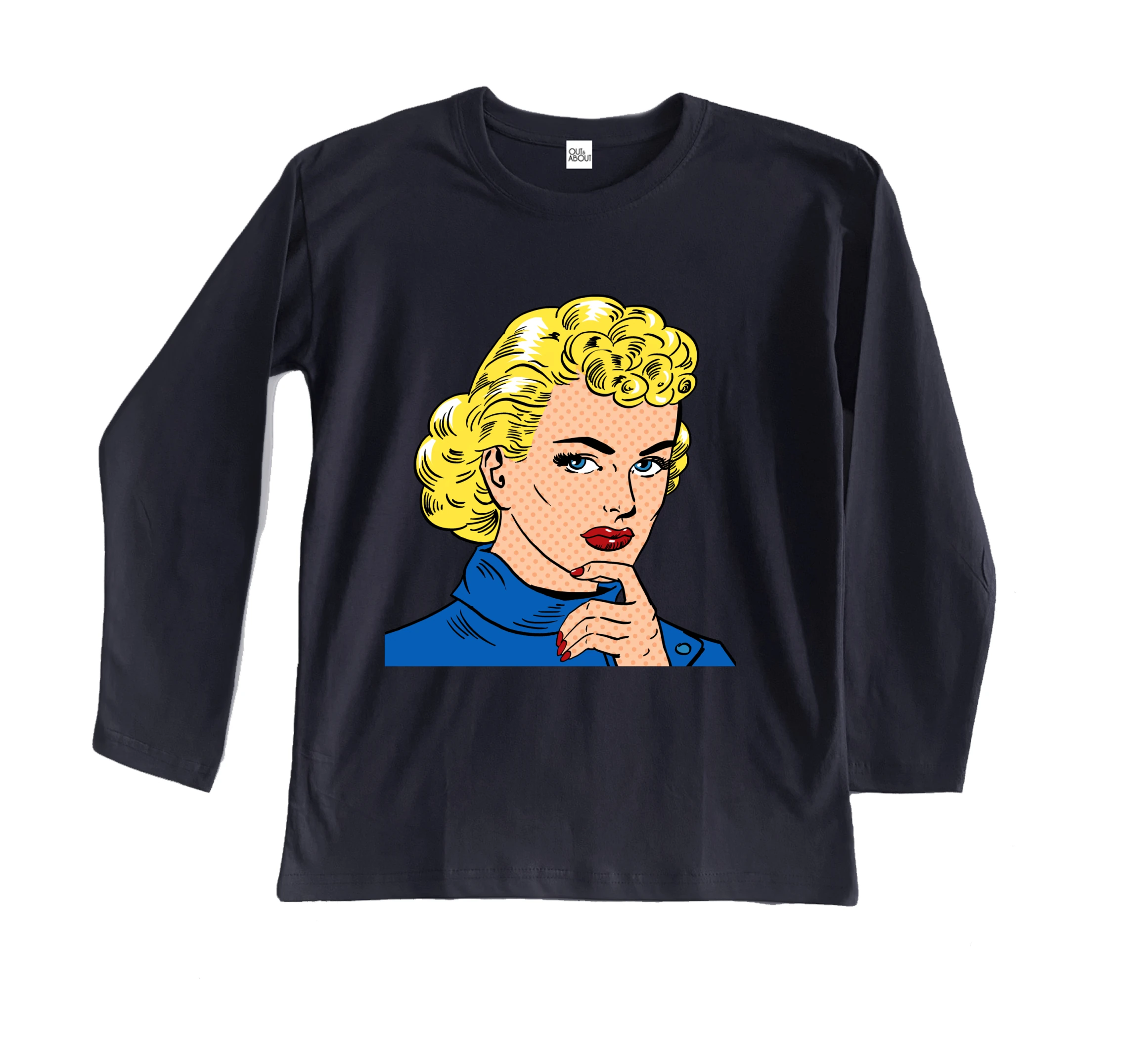 חולצה ארוכה פופ ארט 6 חולצה ארוכה פופ ארט 6