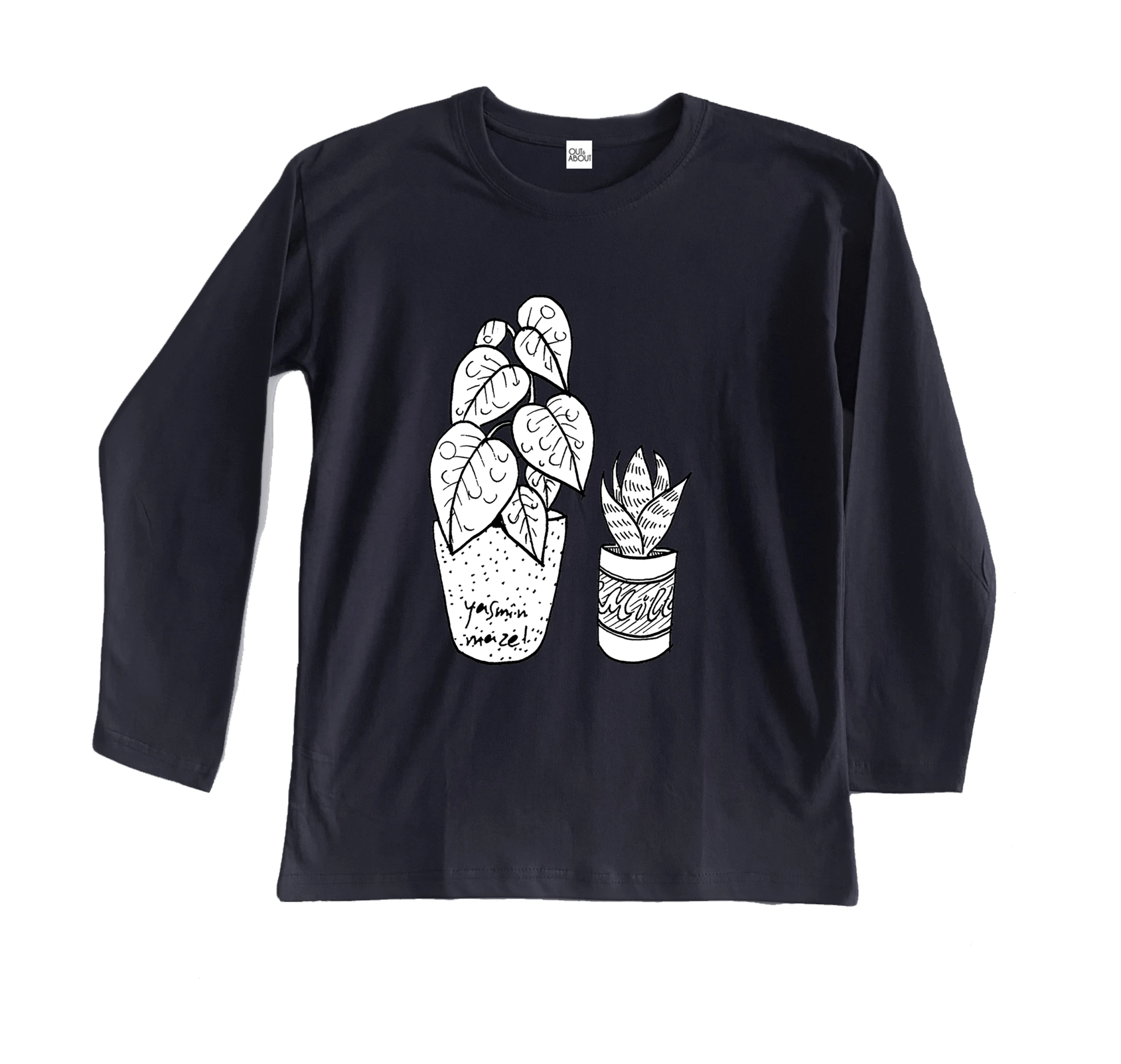 חולצה ארוכה עציצים חולצה ארוכה עציצים