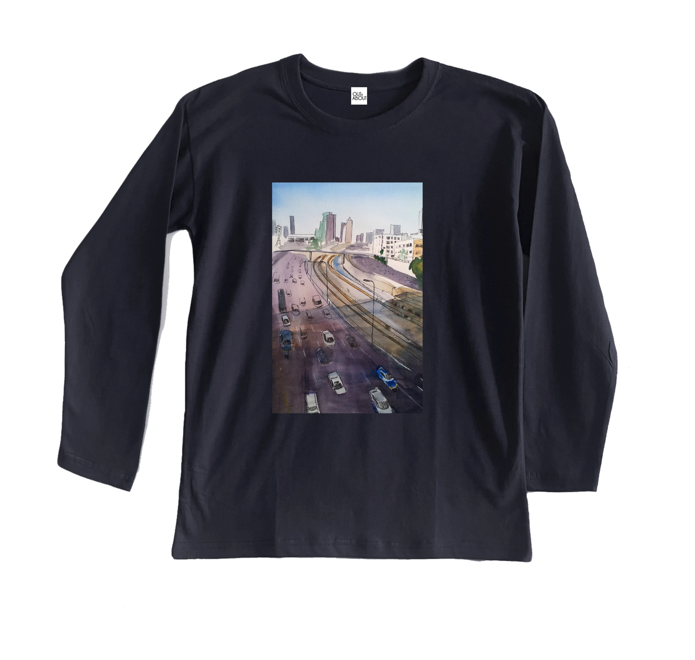 חולצה ארוכה TLV watercolor חולצה ארוכה TLV watercolor