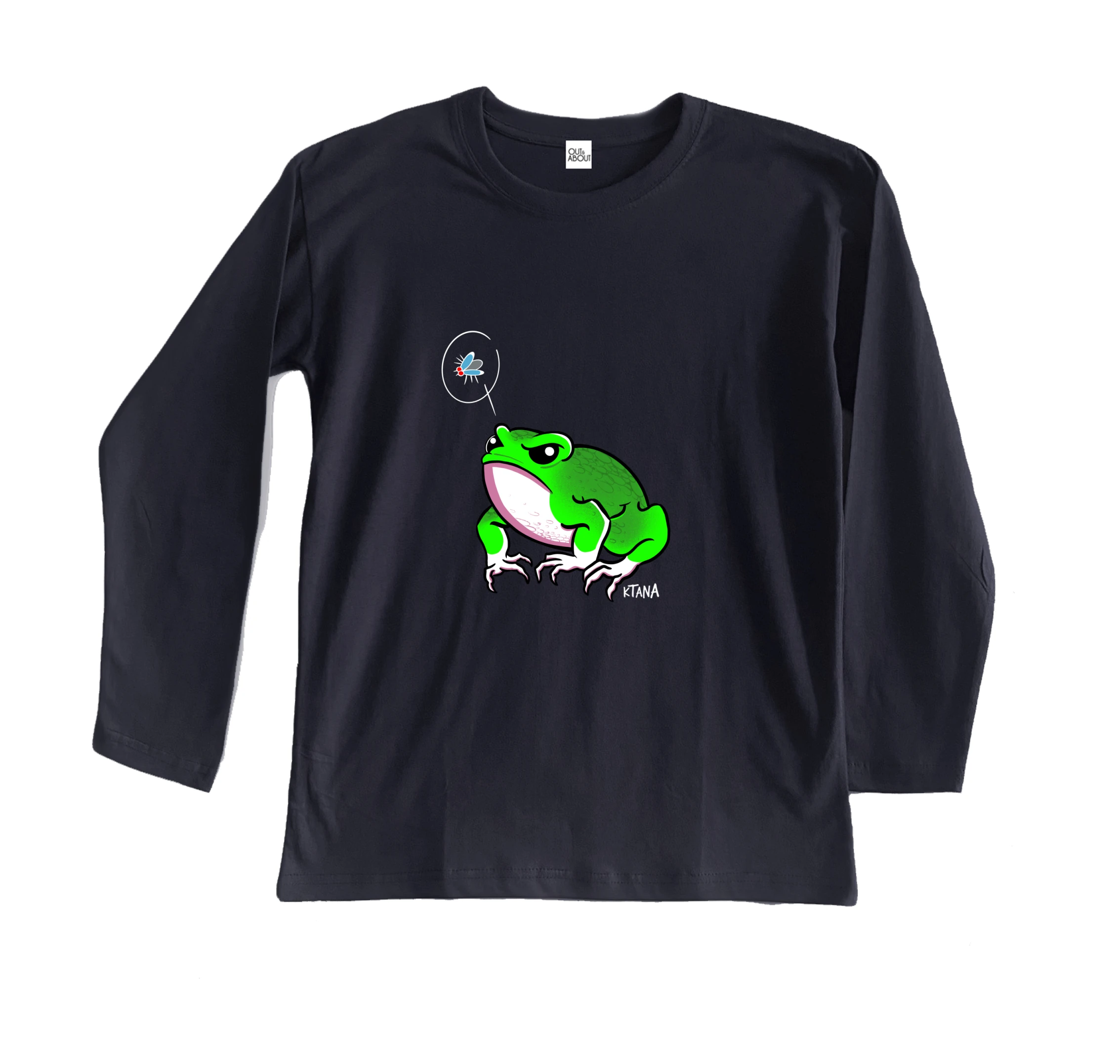 חולצה ארוכה Angry frog