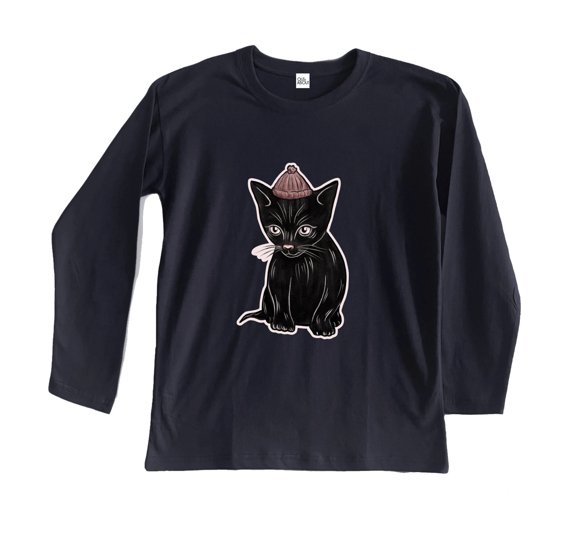 חולצה ארוכה black cat חולצה ארוכה black cat