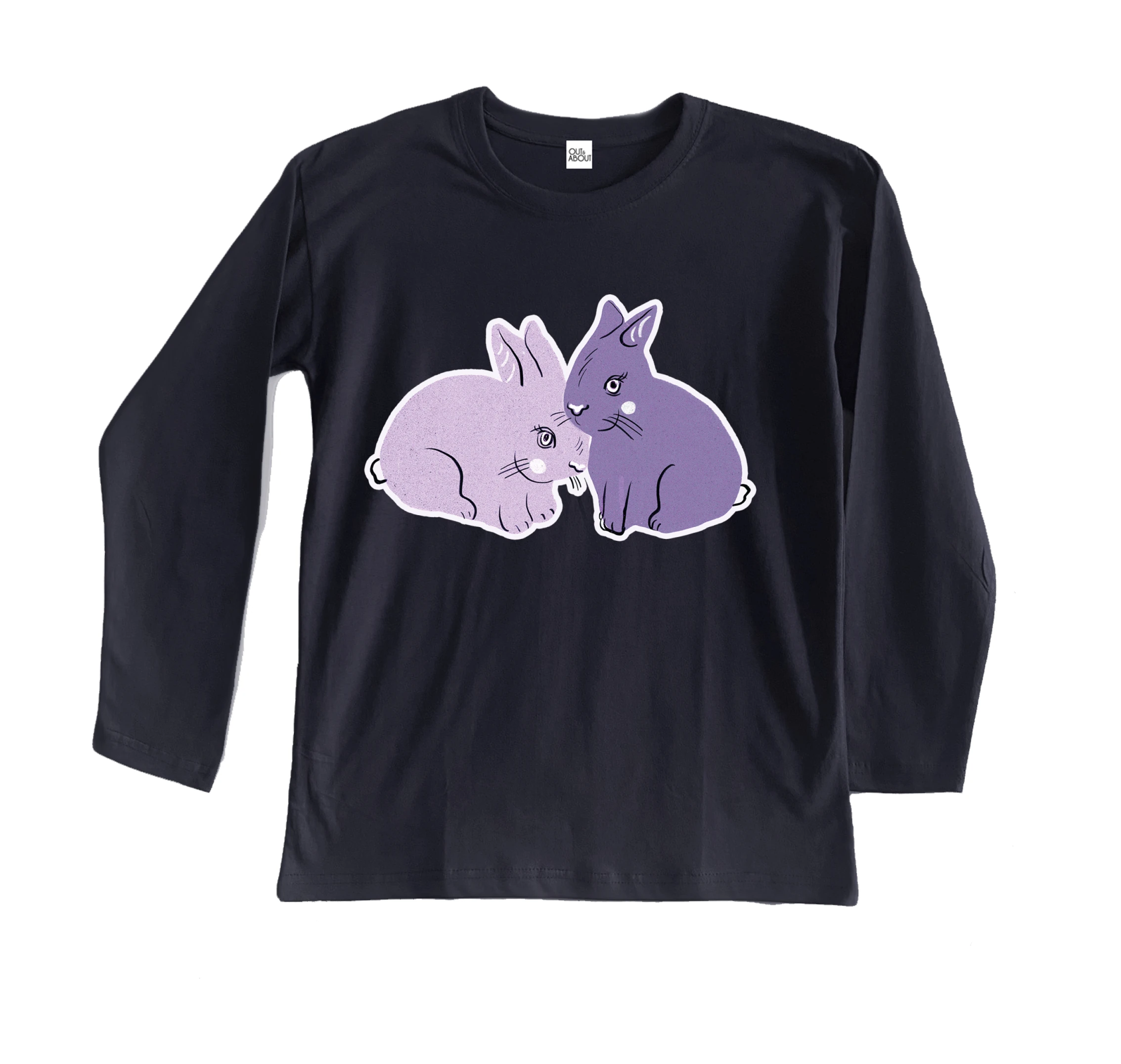 חולצה ארוכה bunnies Purple חולצה ארוכה bunnies Purple