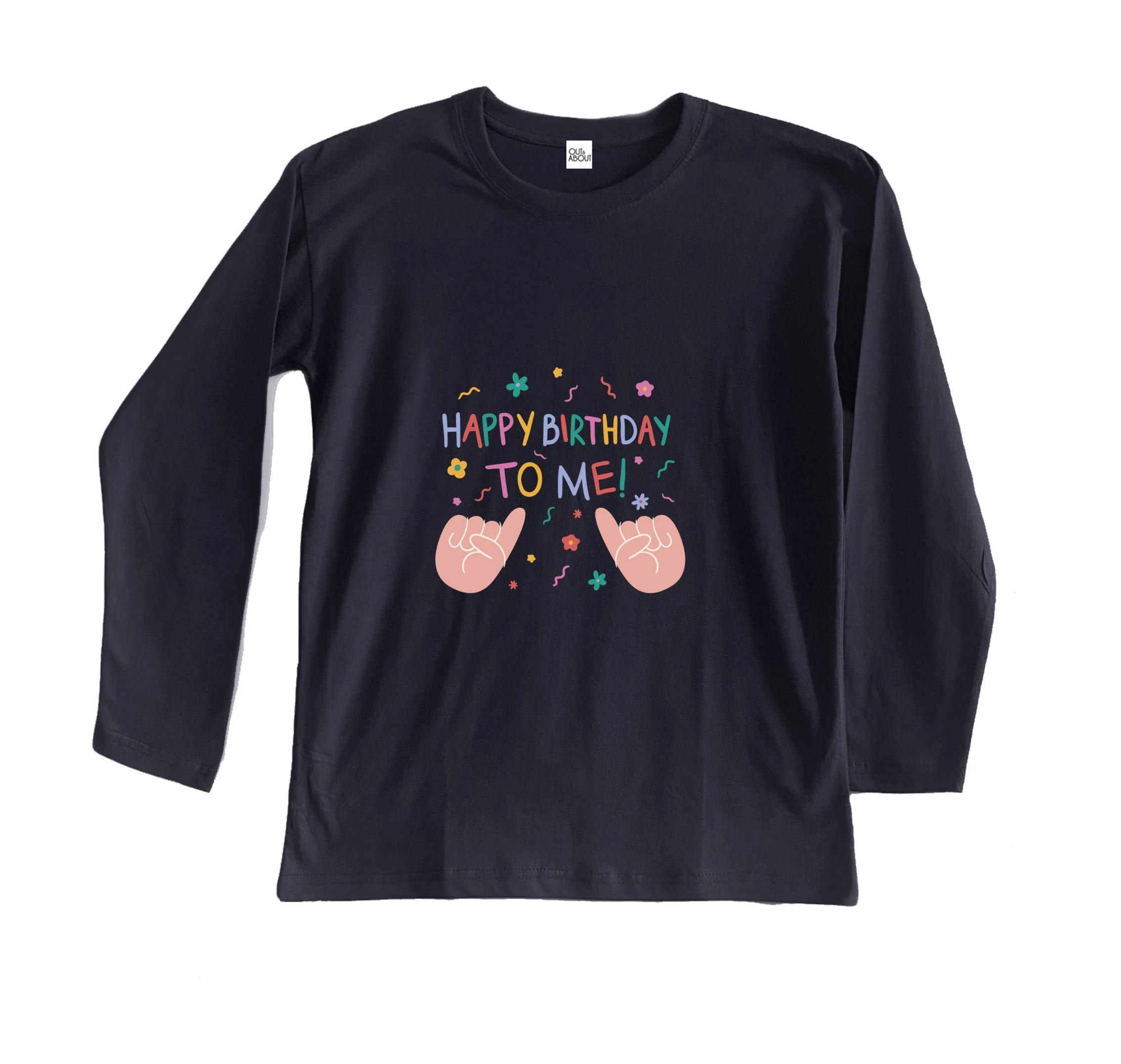 חולצה ארוכה יום הולדת חולצה ארוכה יום הולדת