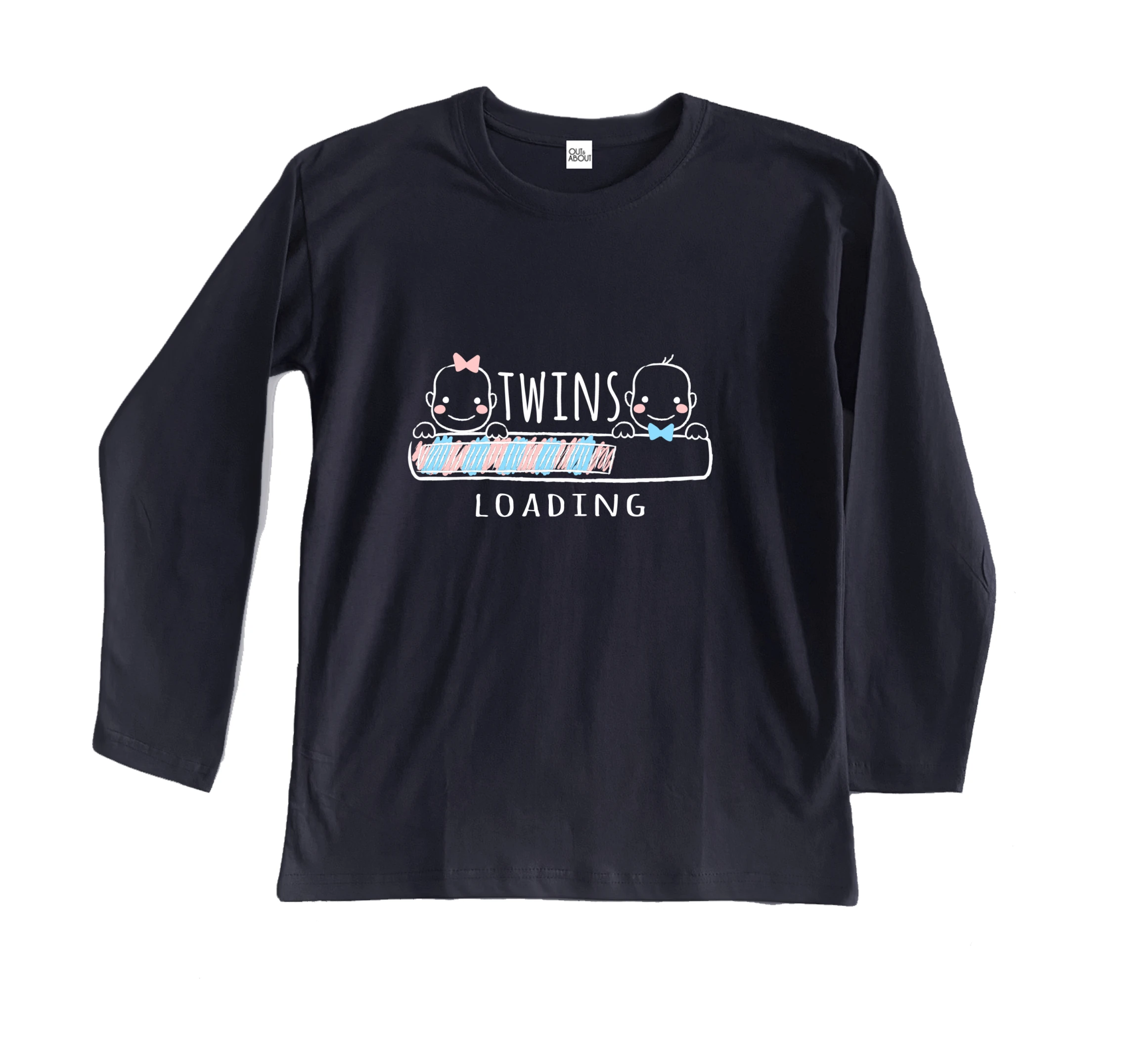 חולצה ארוכה טוען אחים תאומים