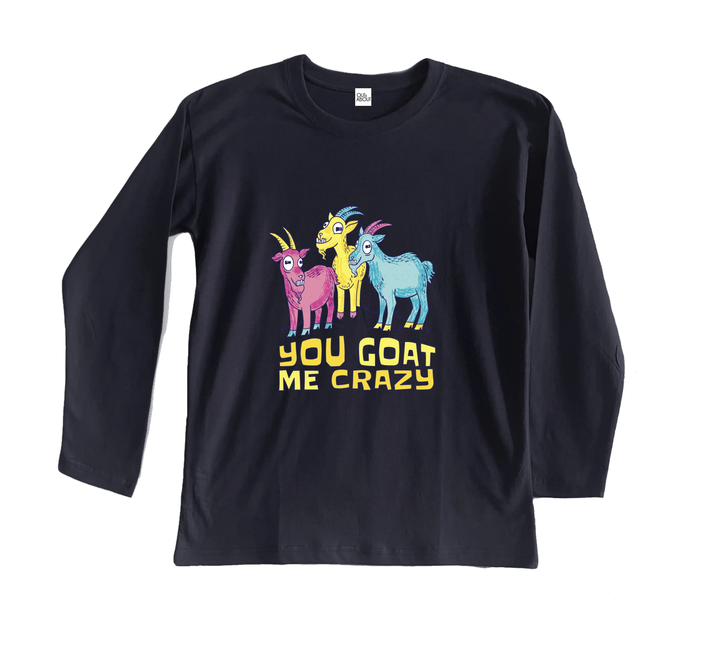 חולצה ארוכה you goat me crazy חולצה ארוכה you goat me crazy