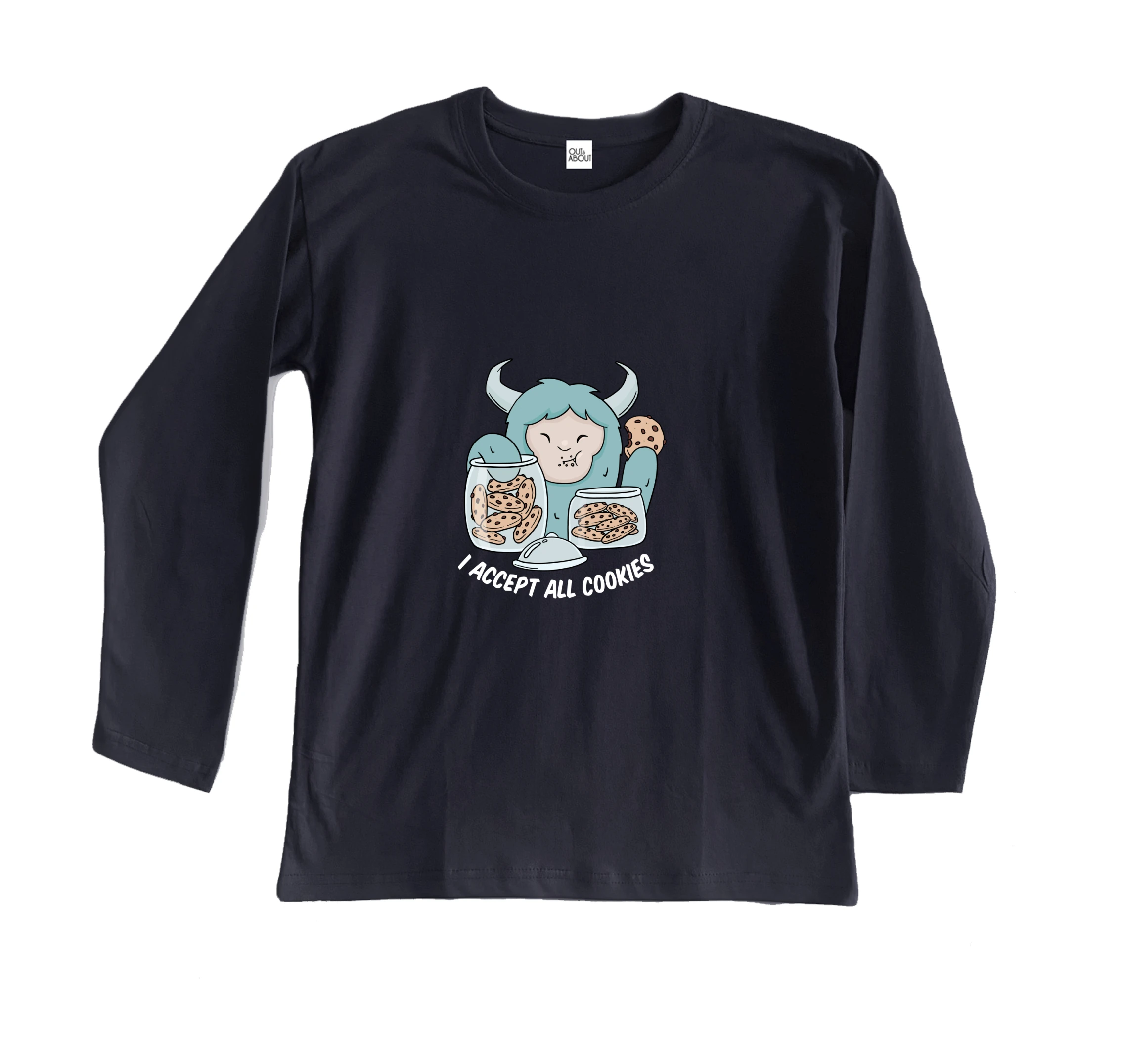 חולצה ארוכה כל סוגי העוגיות חולצה ארוכה כל סוגי העוגיות