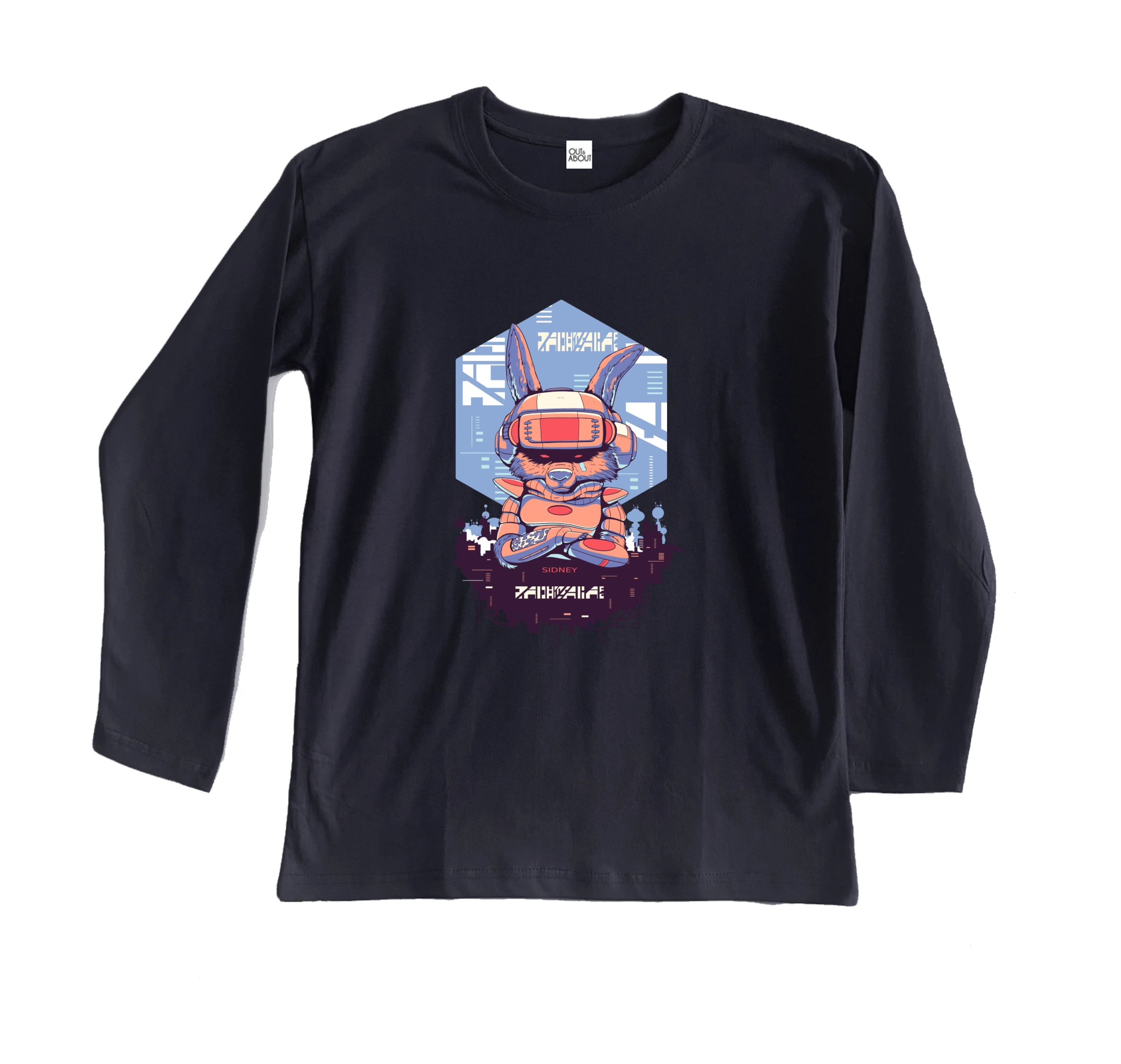 חולצה ארוכה סייברפאנק