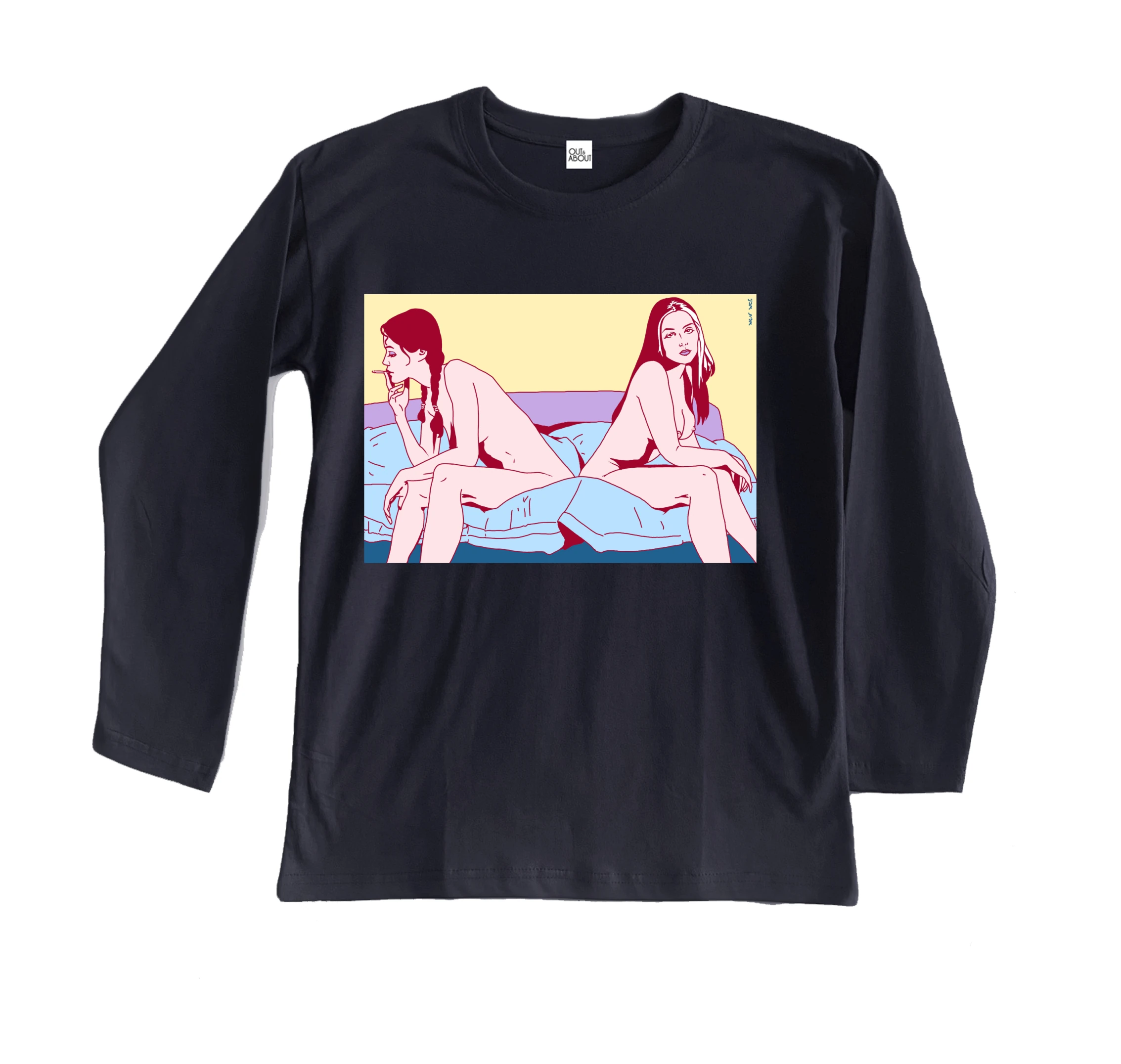 חולצה ארוכה 2 girls חולצה ארוכה 2 girls