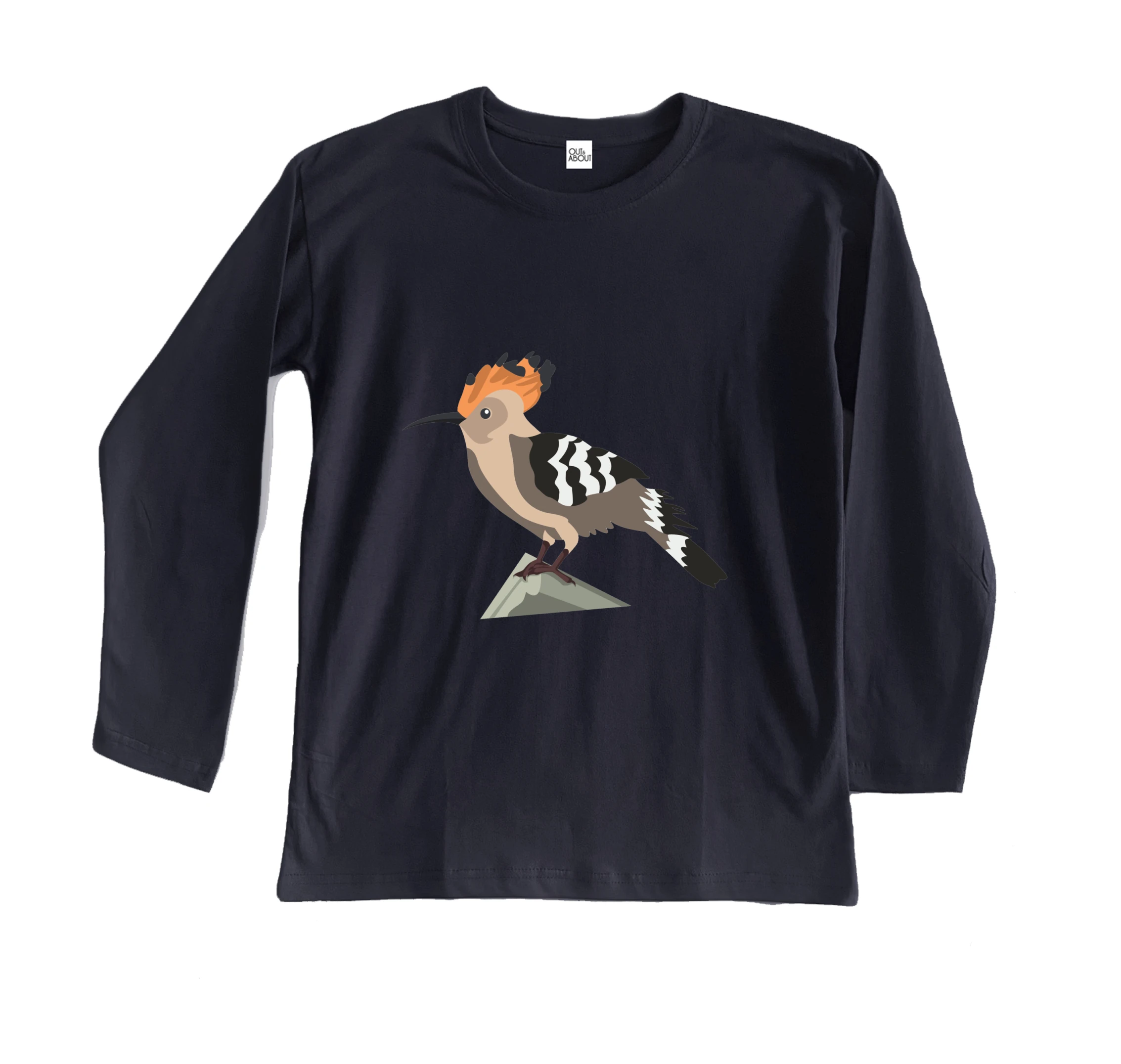 חולצה ארוכה ציפור דוכיפת חולצה ארוכה ציפור דוכיפת