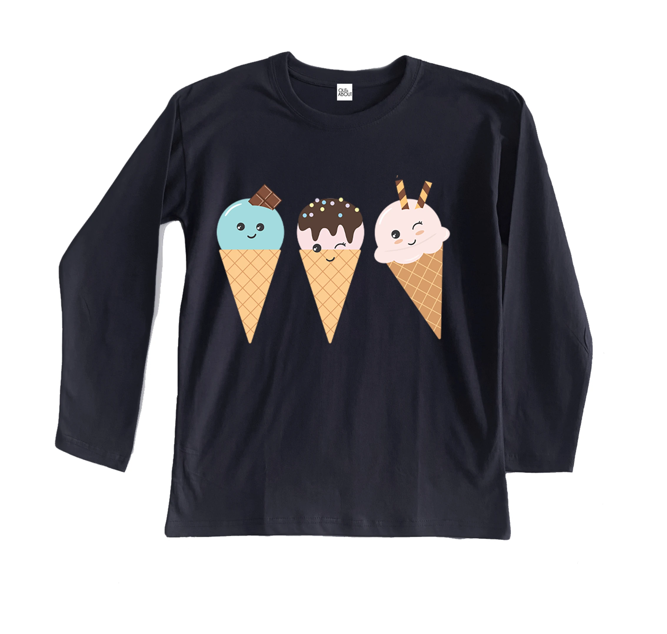 חולצה ארוכה גלידות חולצה ארוכה גלידות