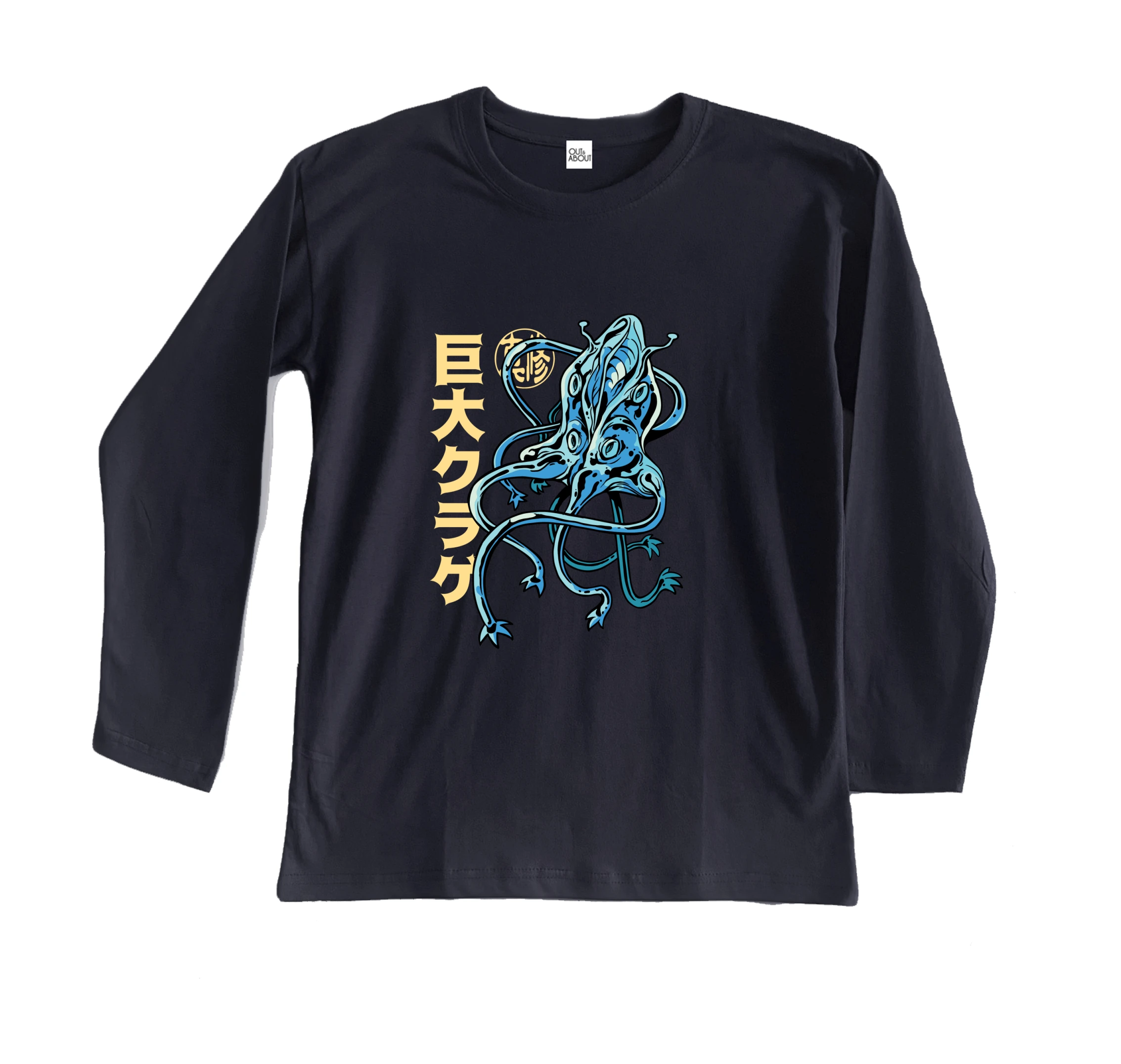 חולצה ארוכה תמנון יפני חולצה ארוכה תמנון יפני