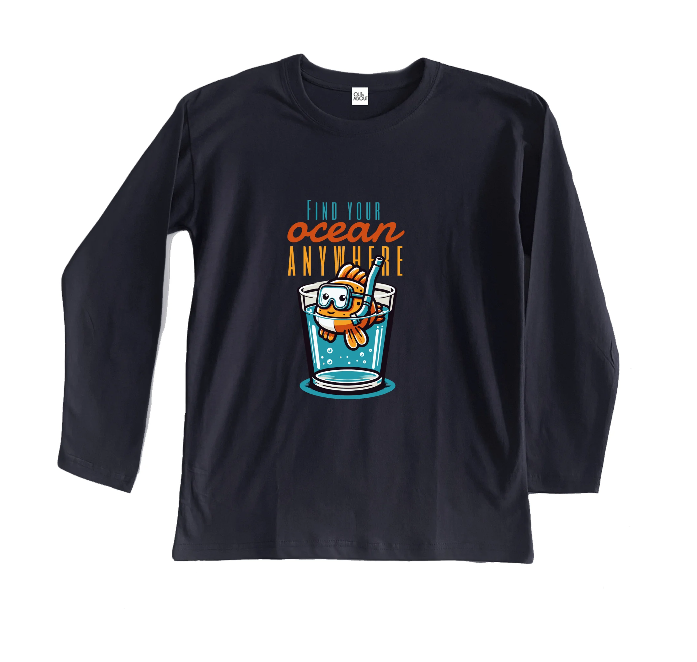 חולצה ארוכה אוקיינוס שלך חולצה ארוכה אוקיינוס שלך