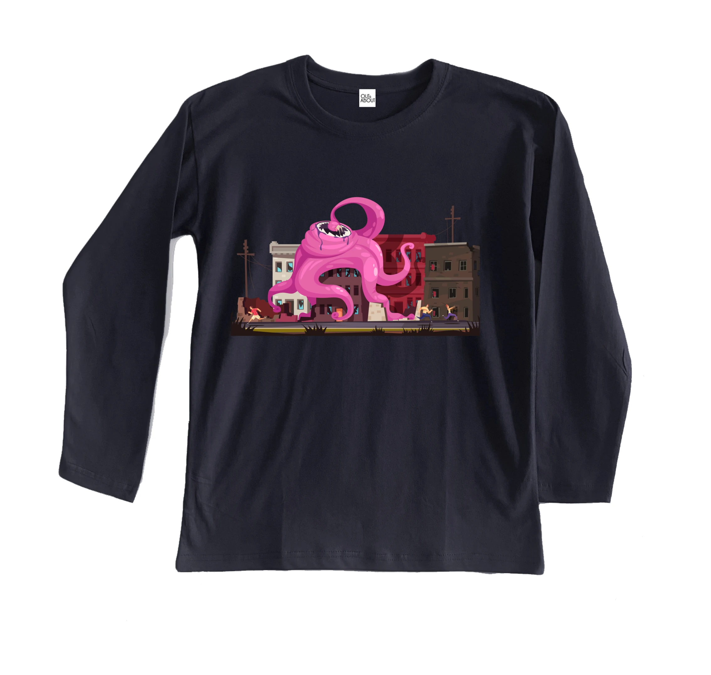 חולצה ארוכה מדוזה בעיר חולצה ארוכה מדוזה בעיר