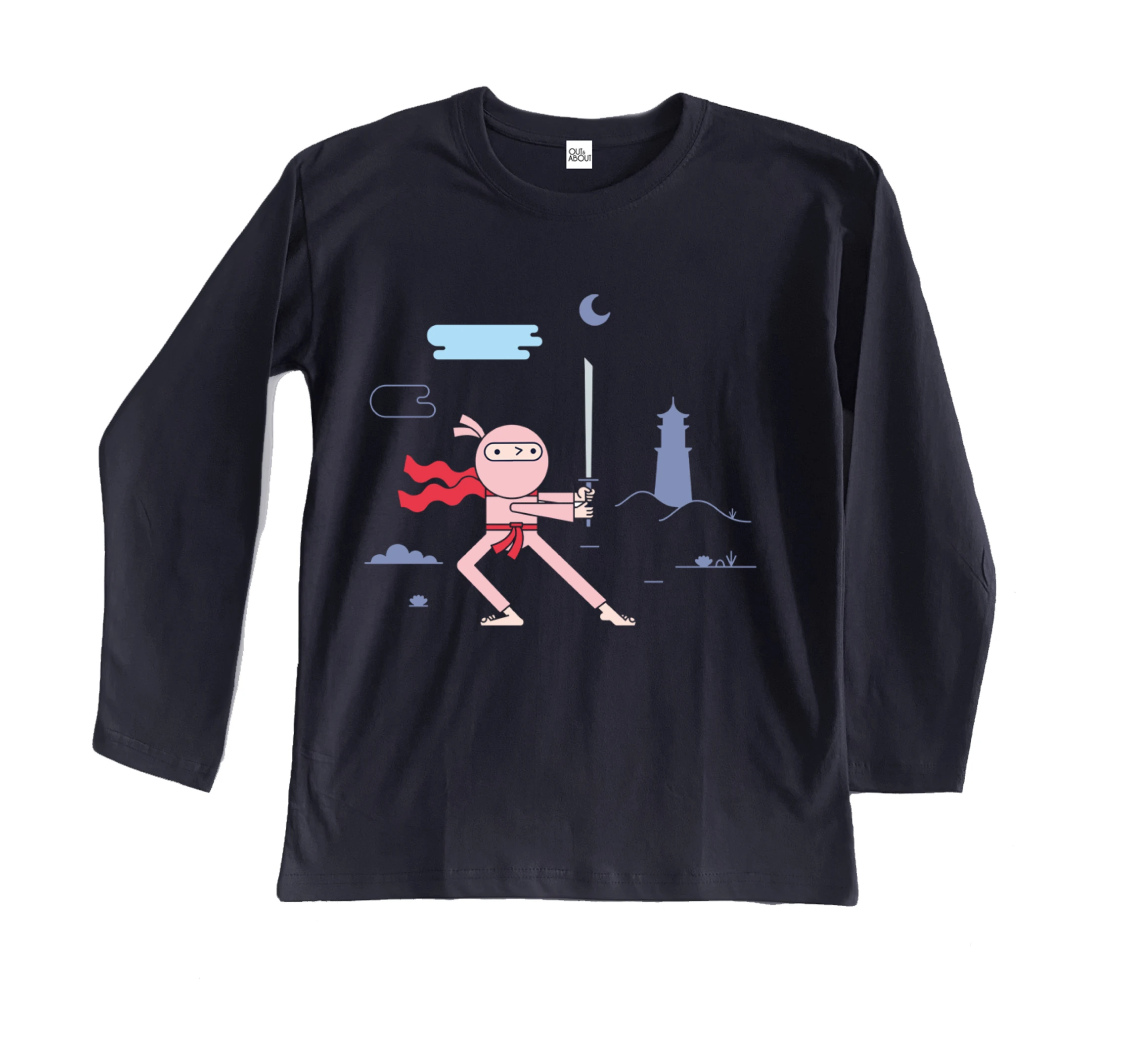 חולצה ארוכה נינג'ה חולצה ארוכה נינג'ה