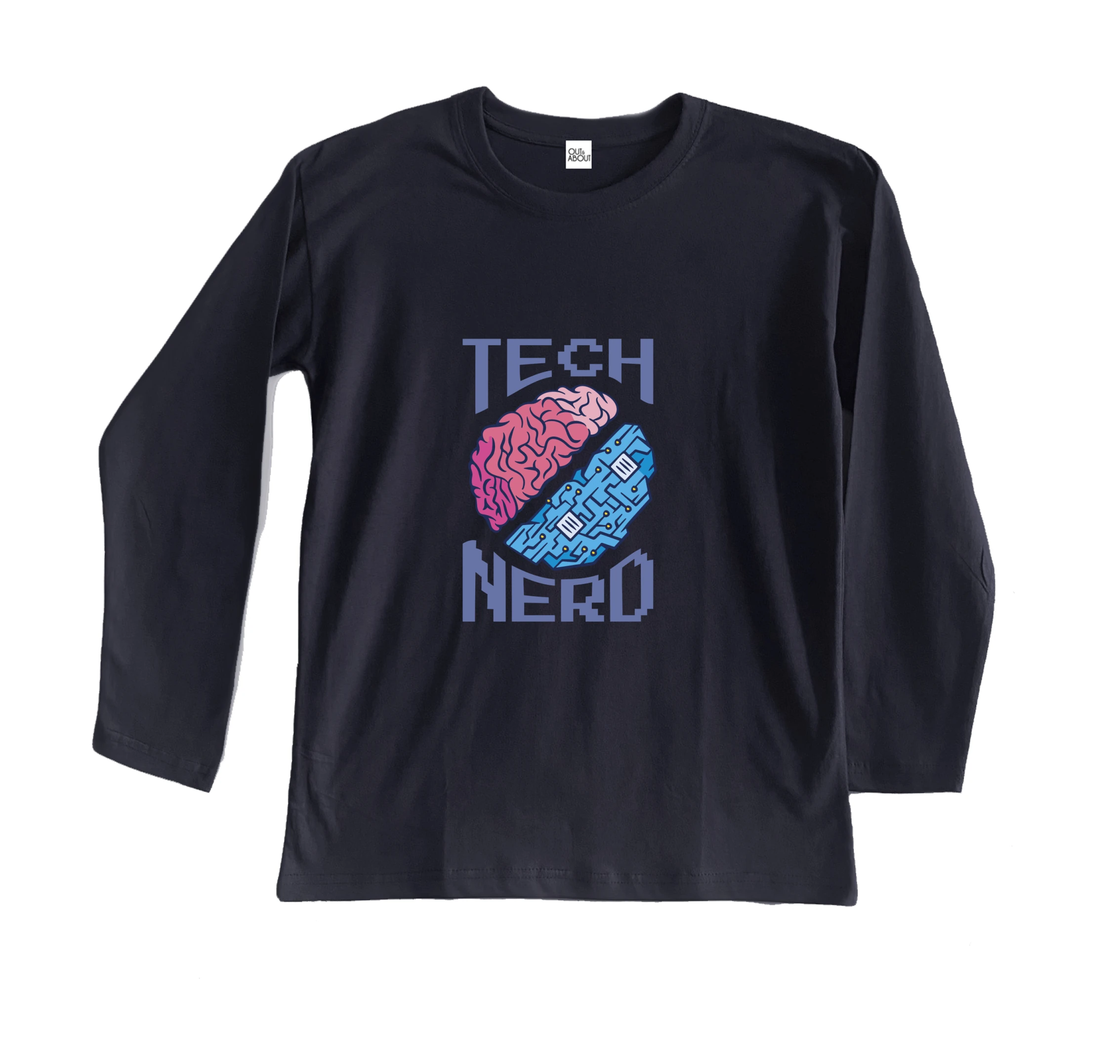 חולצה ארוכה חנון טכנולוגי