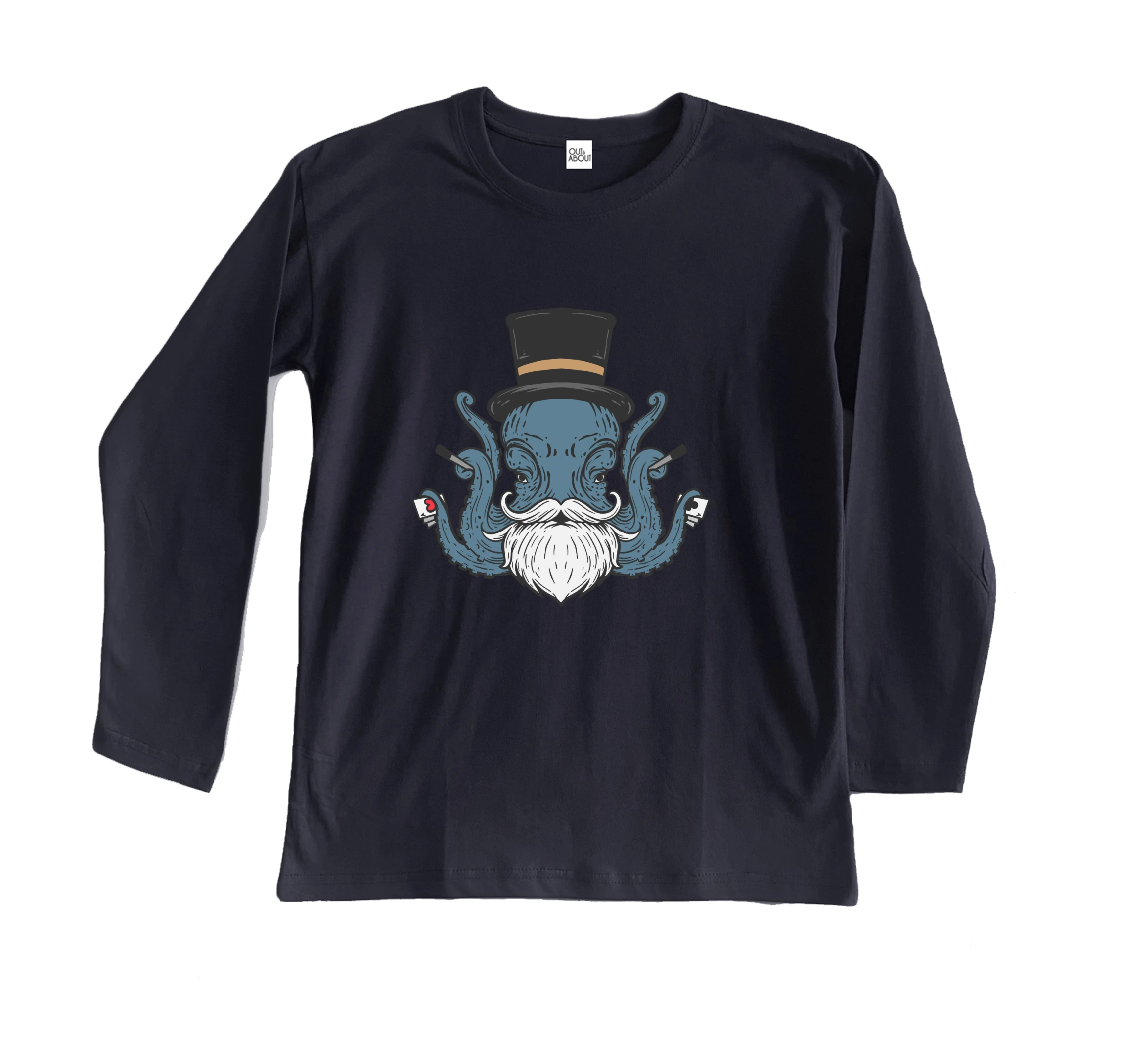 חולצה ארוכה תמנון קוסם חולצה ארוכה תמנון קוסם