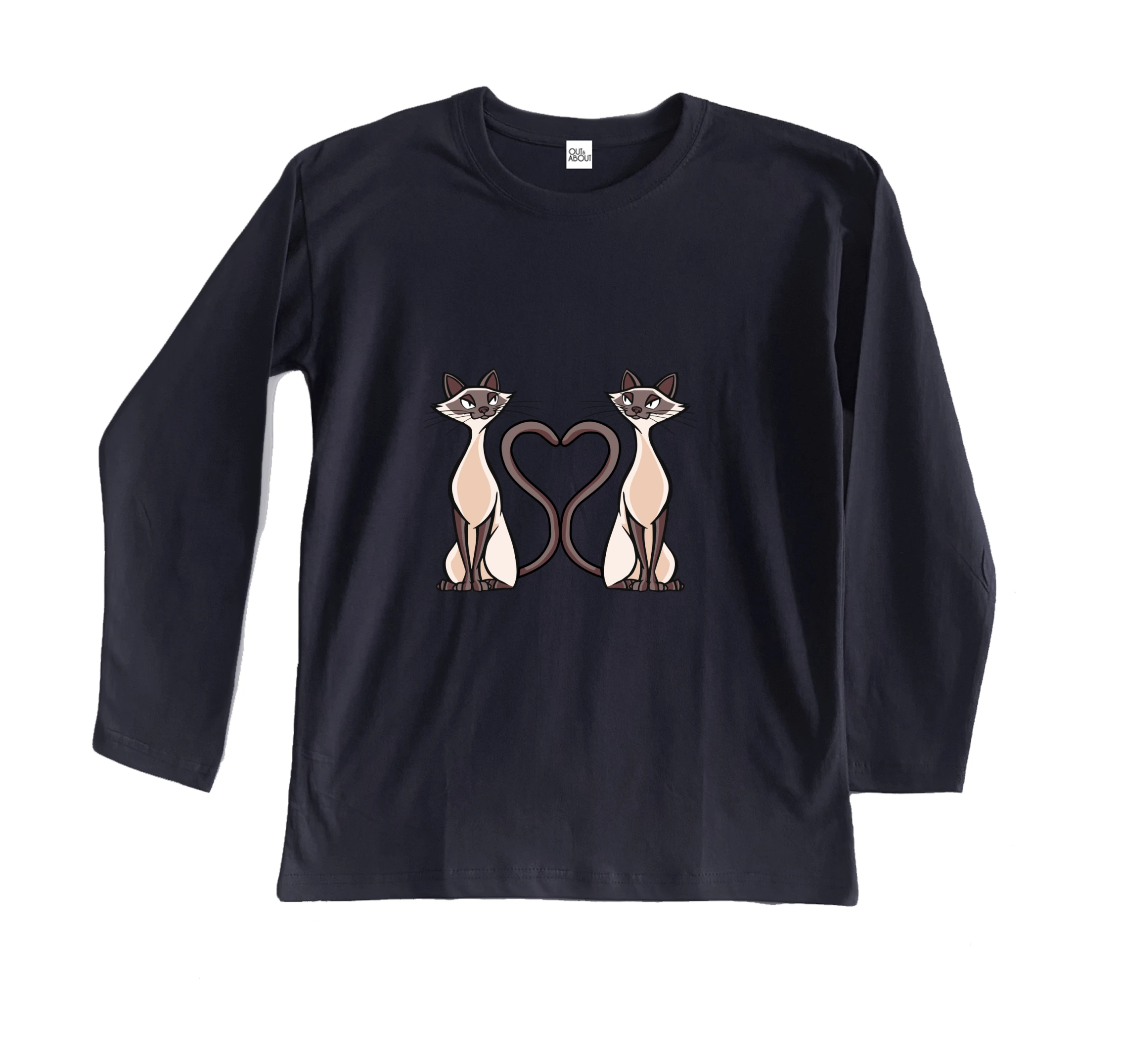 חולצה ארוכה סיאמיים חולצה ארוכה סיאמיים