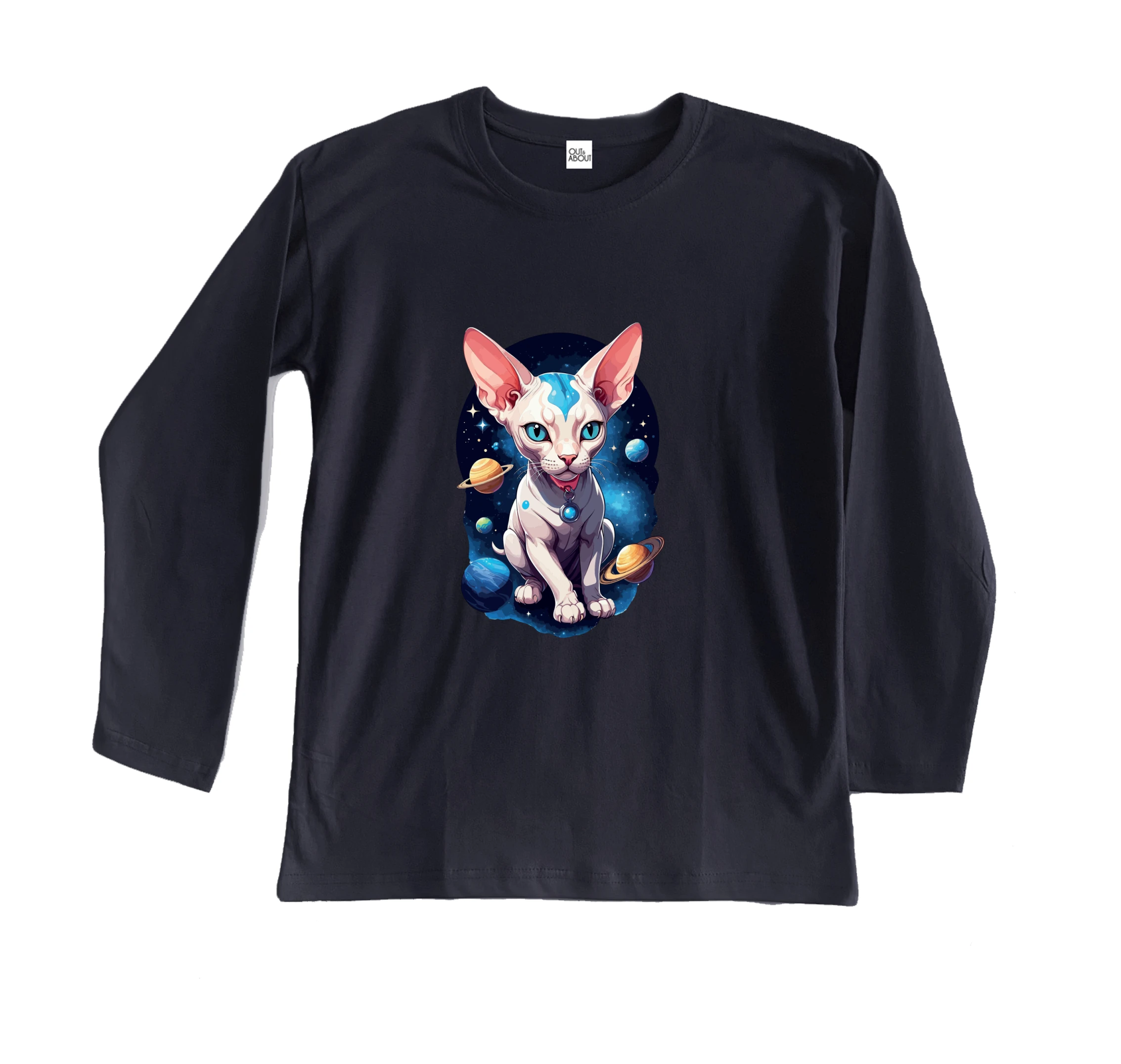 חולצה ארוכה sphynx cat חולצה ארוכה sphynx cat