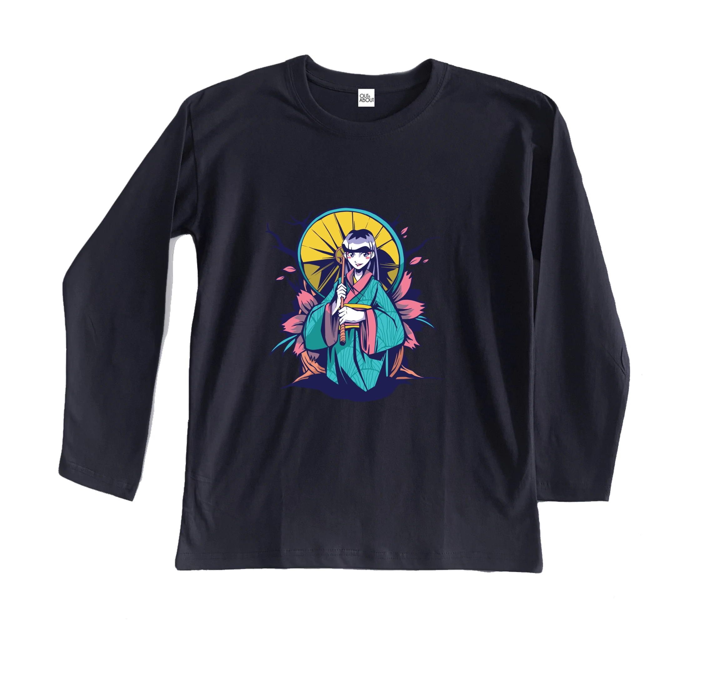 חולצה ארוכה אנימה מטרייה חולצה ארוכה אנימה מטרייה