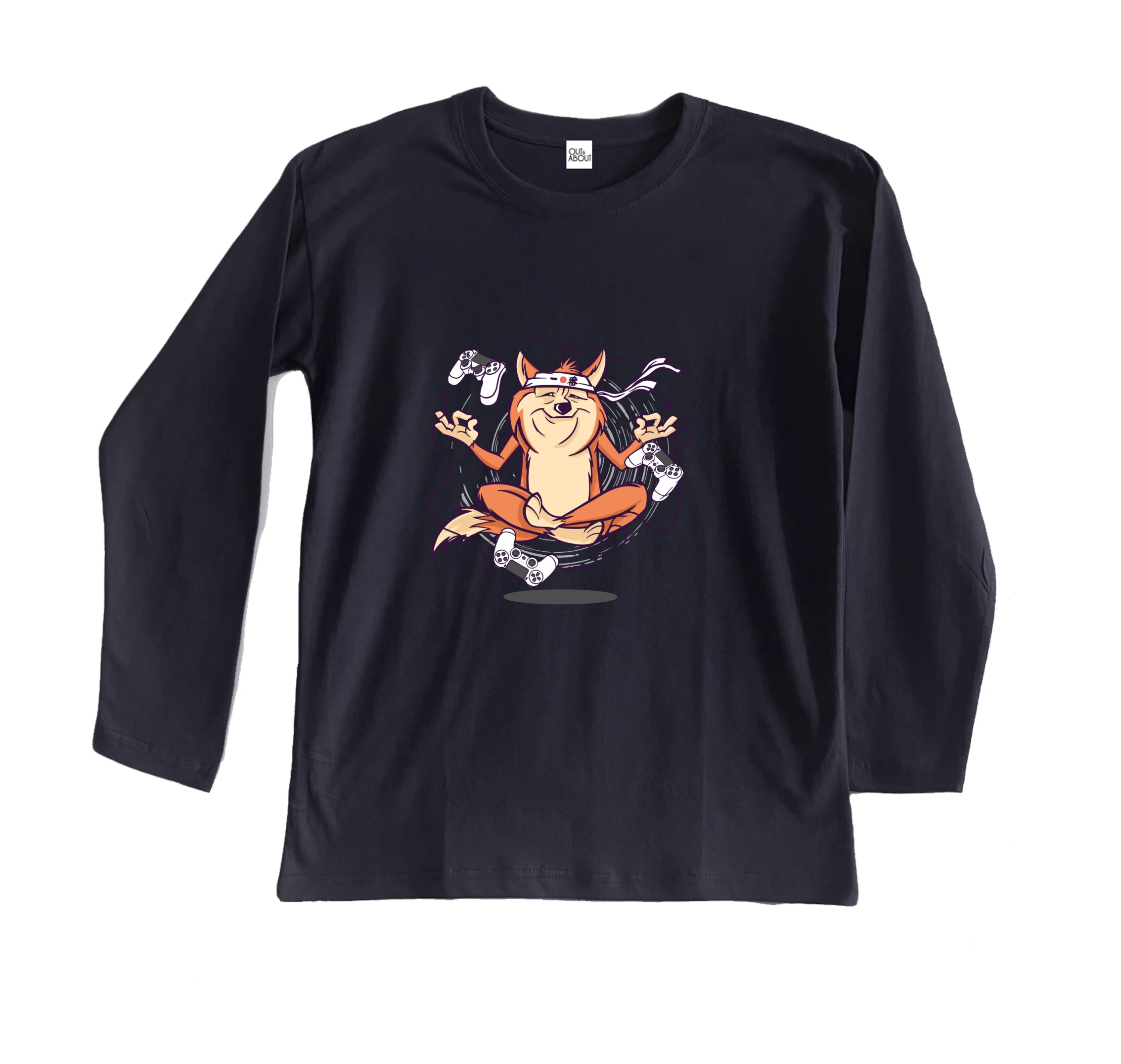 חולצה ארוכה כלב יוגה חולצה ארוכה כלב יוגה