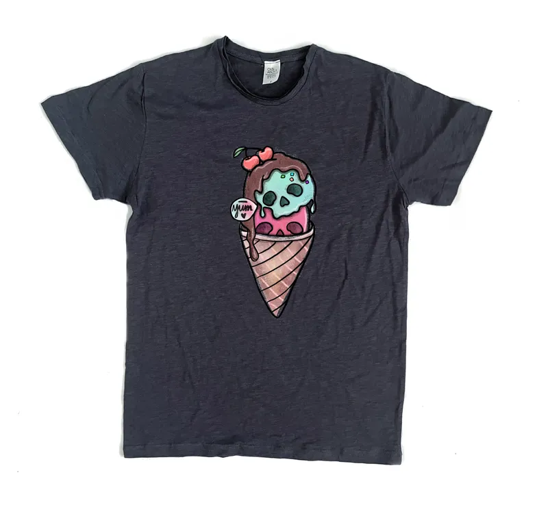 פרמיום טי ice cream skull