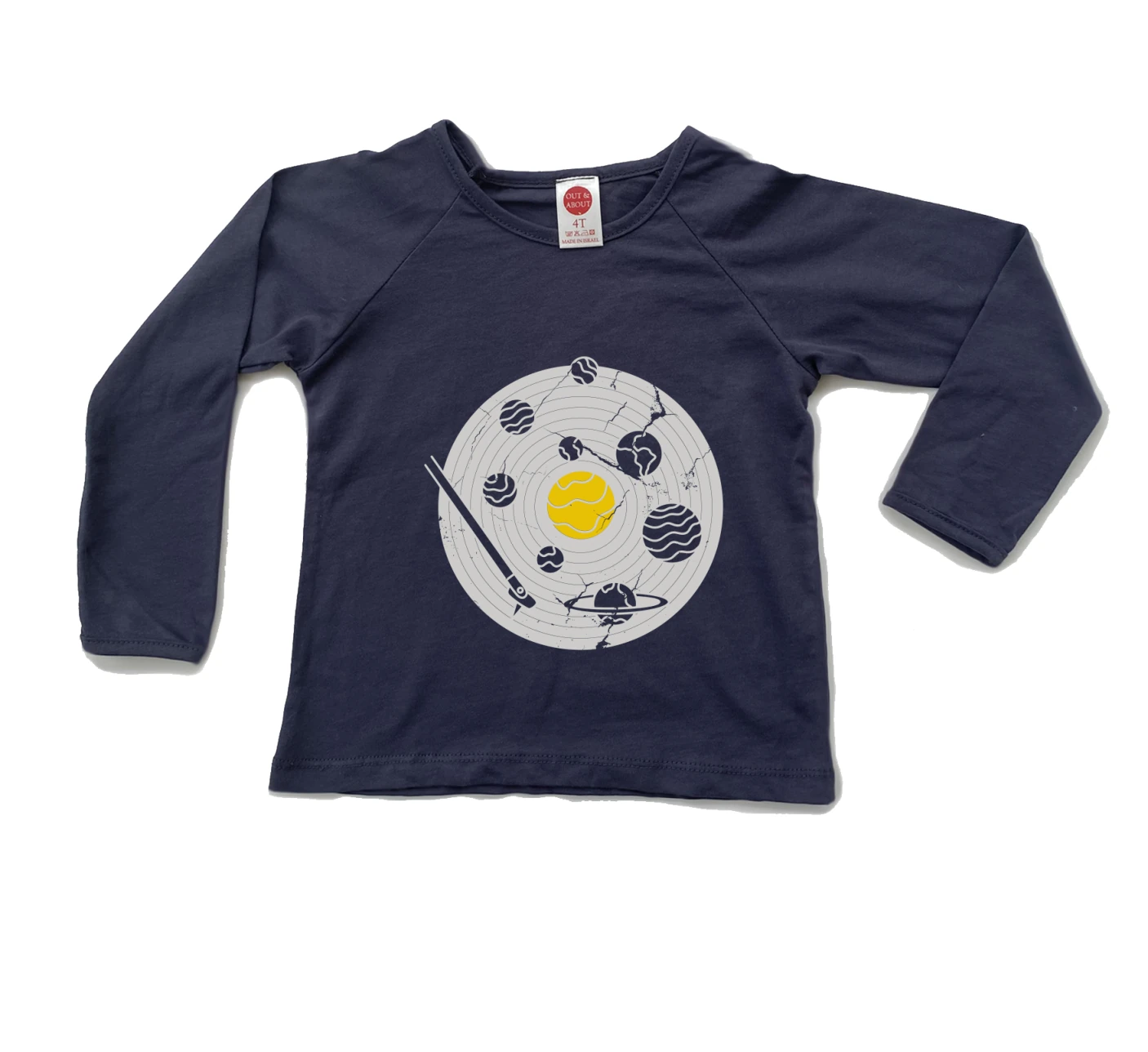 חולצת ילדים תקליט סולארי חולצת ילדים תקליט סולארי