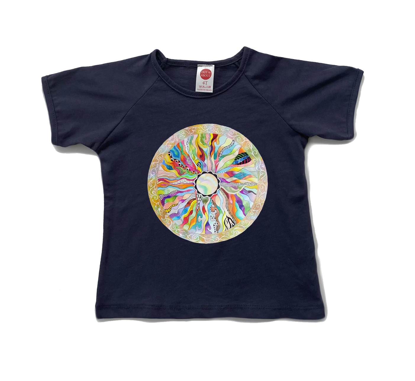 חולצת ילדים מנדלת גלים