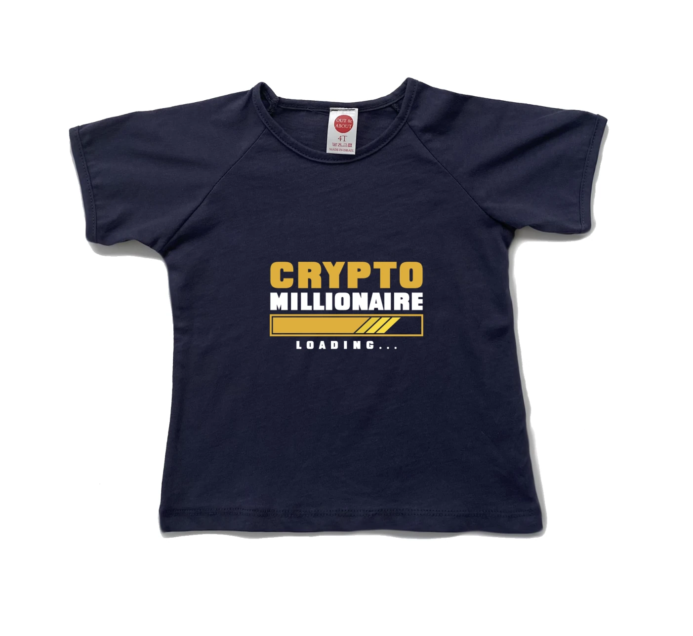 חולצת ילדים קריפטו מליונר