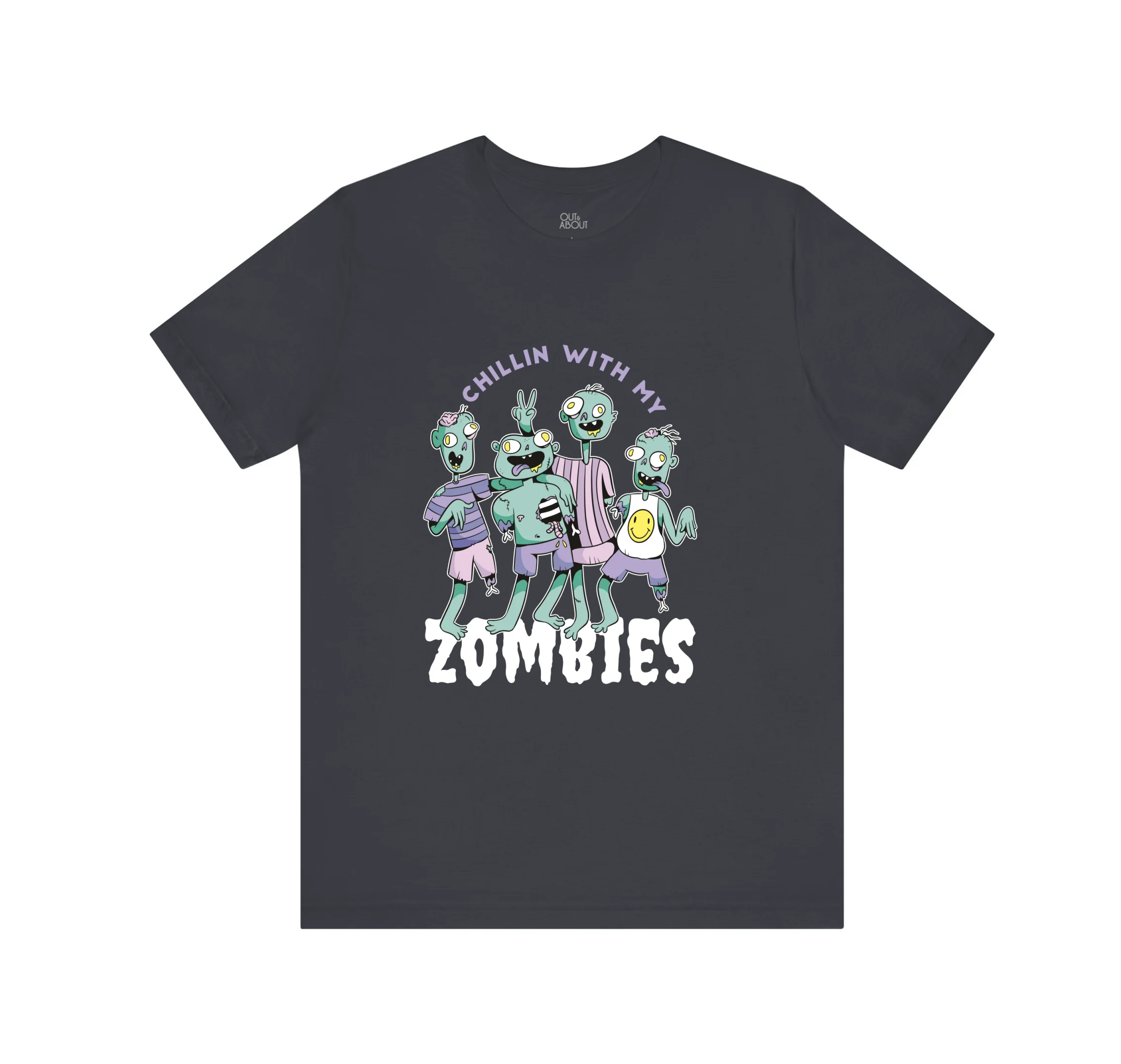 בייסיק טי chilling zombies בייסיק טי chilling zombies